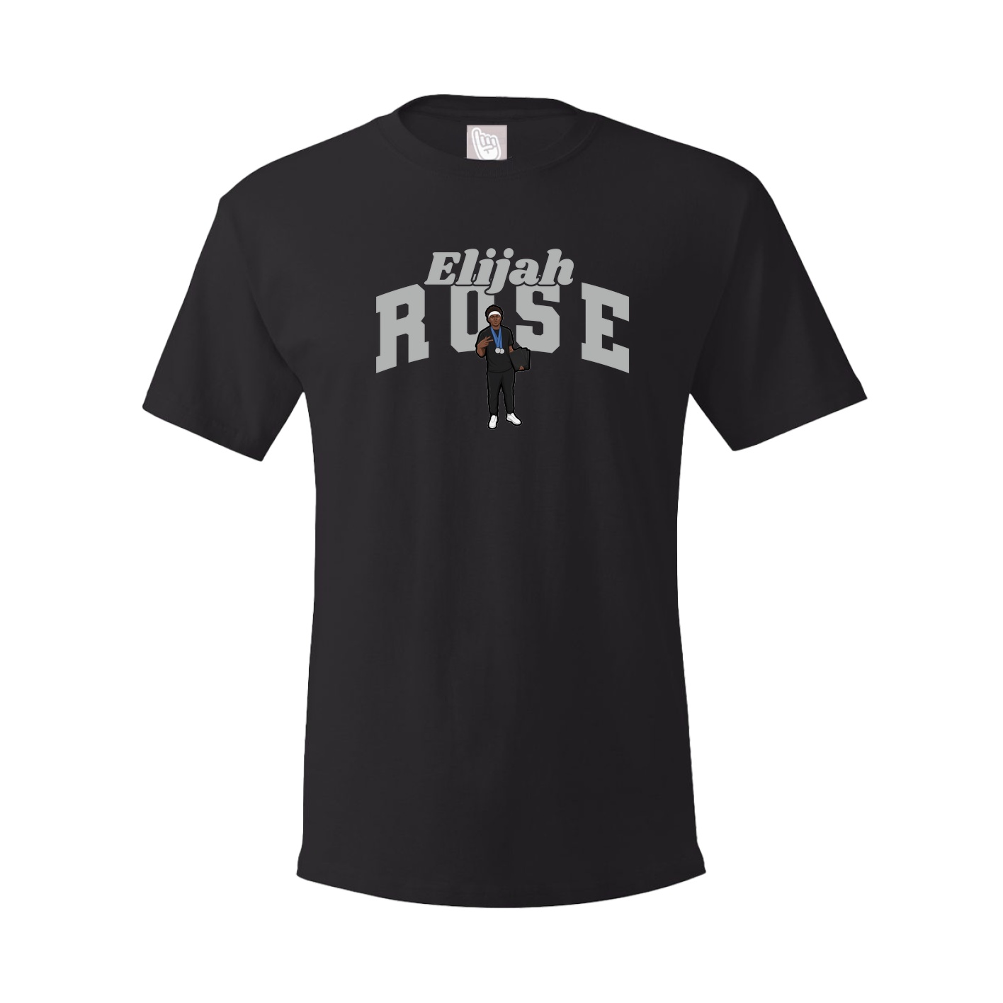 Youth Tee — Signature Arch in Black