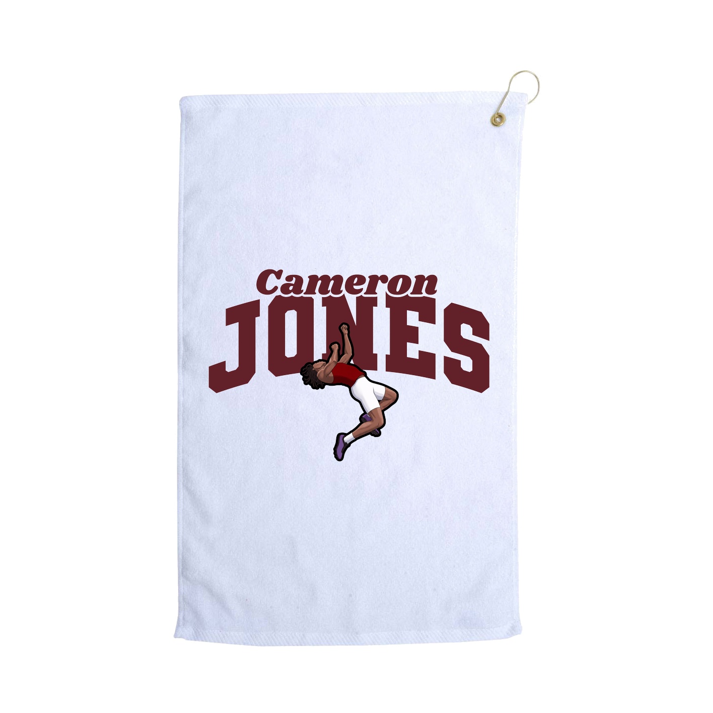 Golf Towel — Signature Arch in White