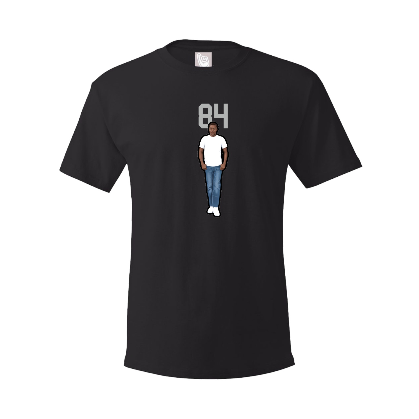 Tee — Number Top in Black