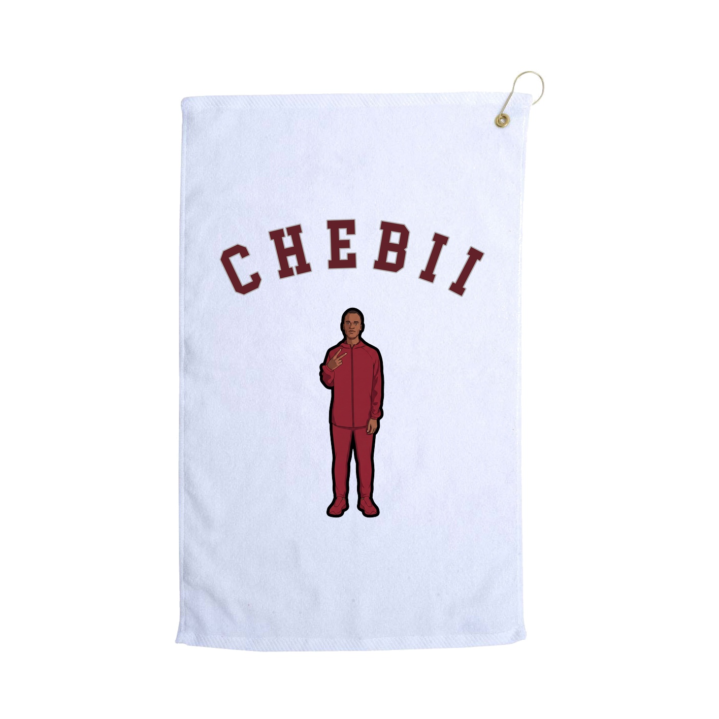 Golf Towel — Shirsey Arch in White