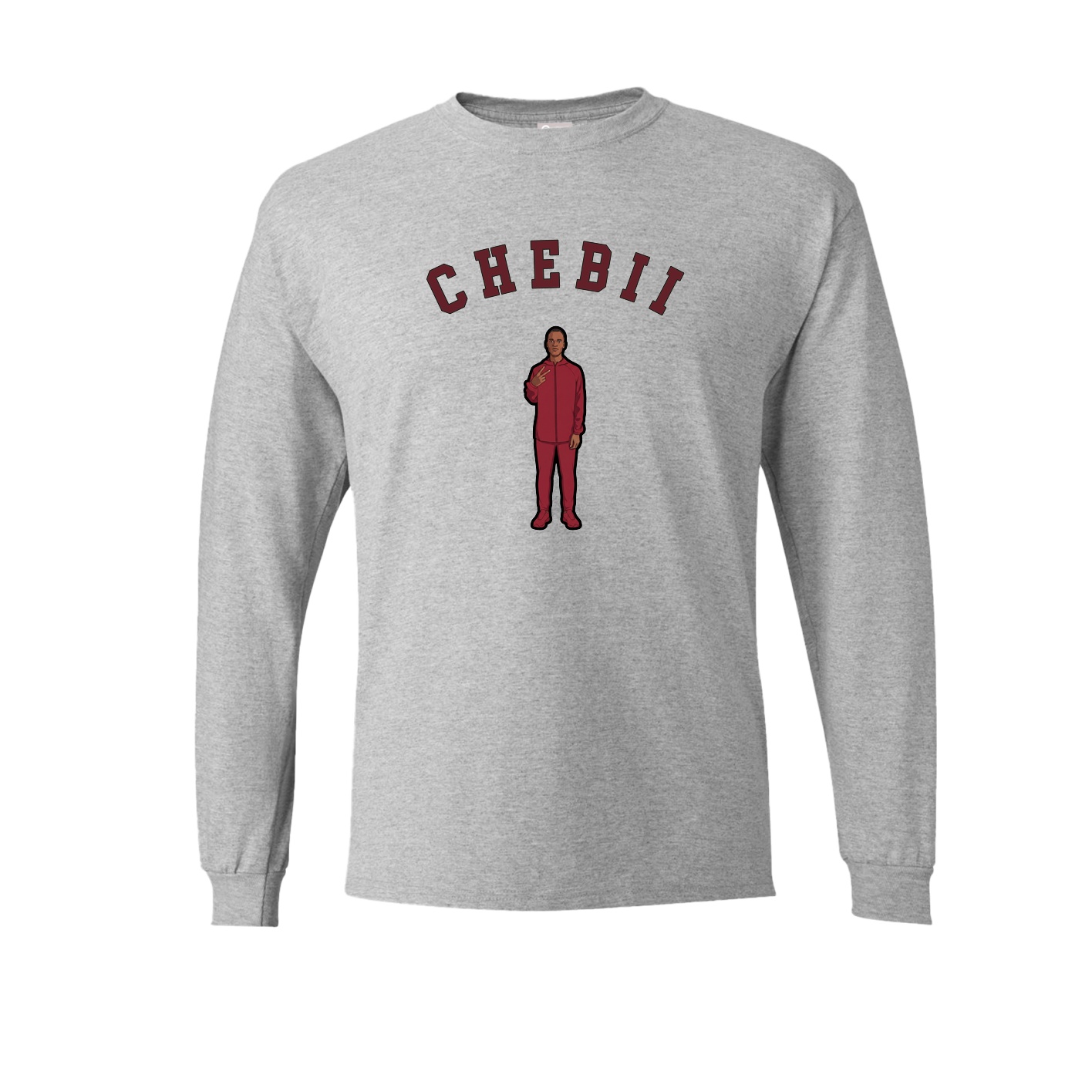 Long Sleeve Tee — Shirsey Arch in Grey