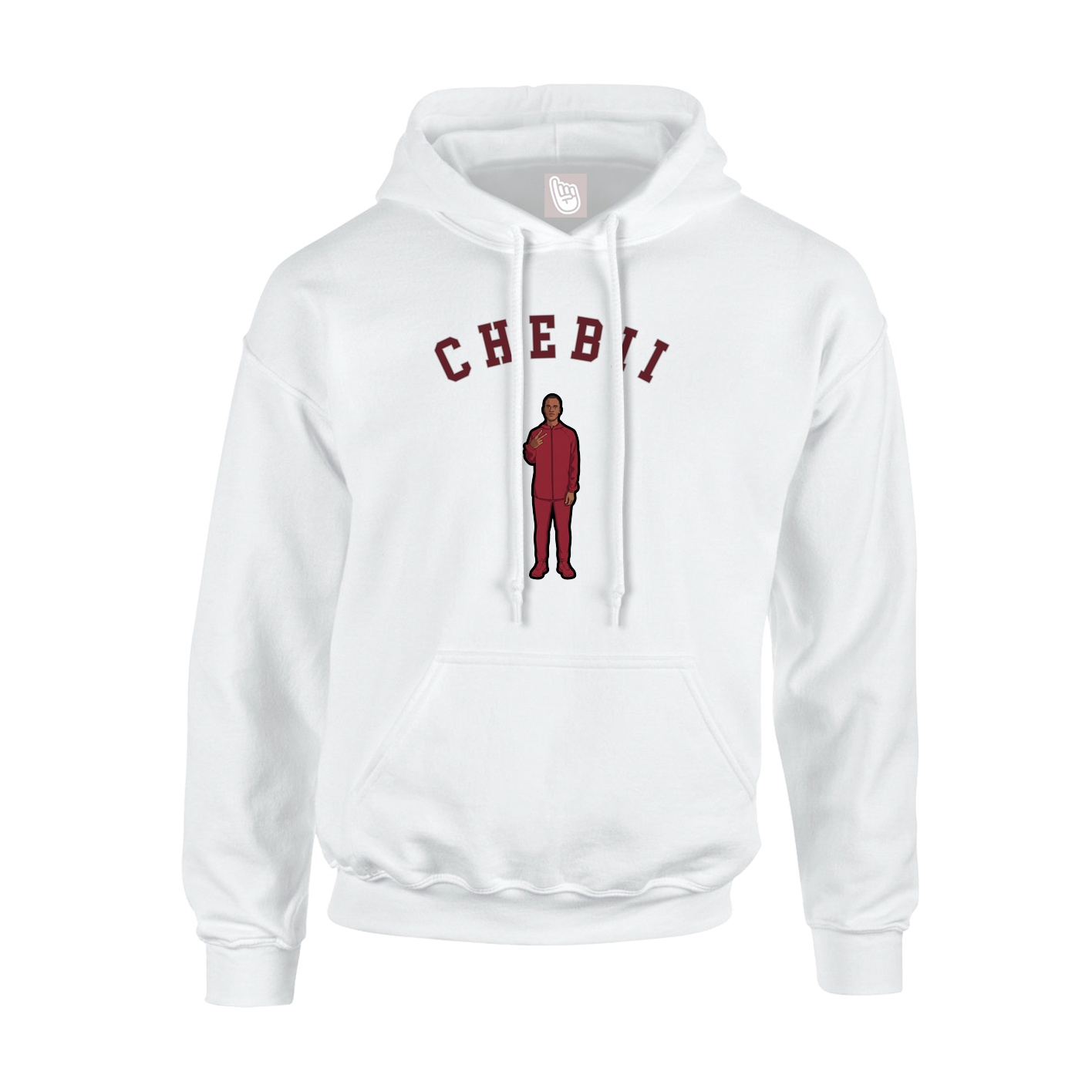 Hoodie — Shirsey Arch in White