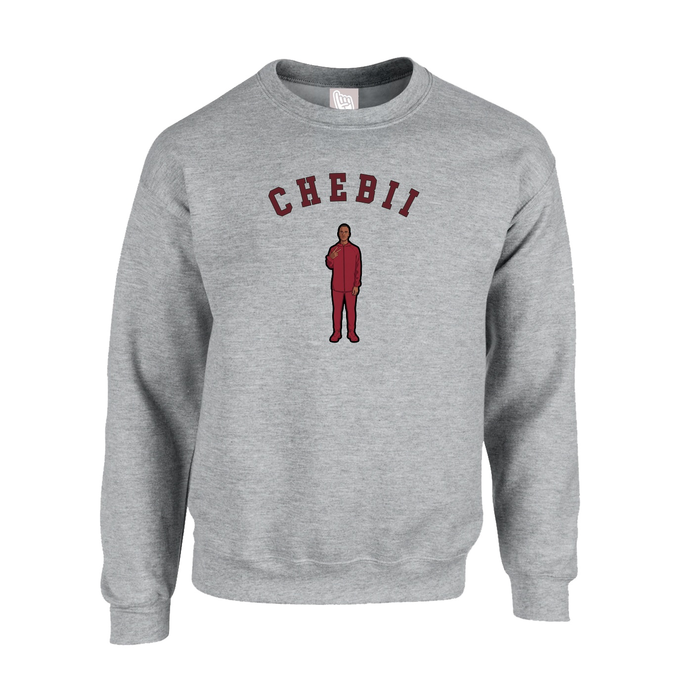 Fleece Crew — Shirsey Arch in Grey