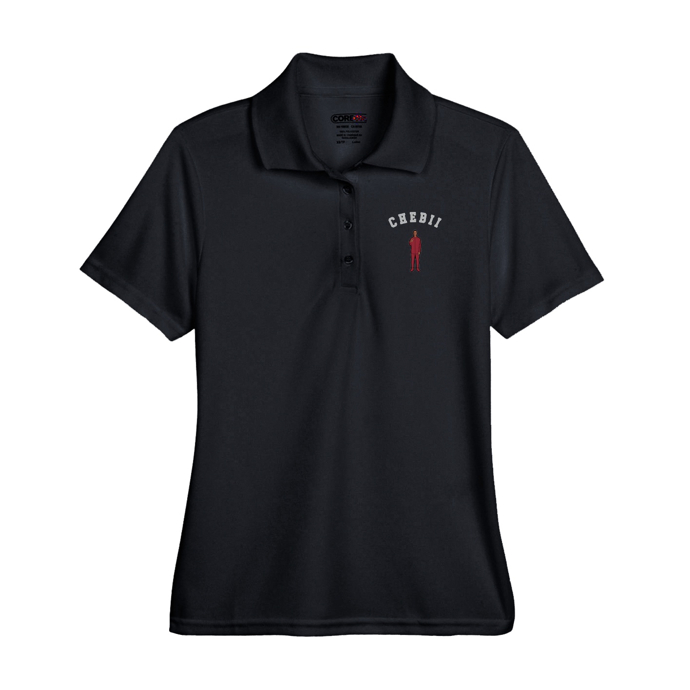 Performance Polo — Shirsey Arch in Black