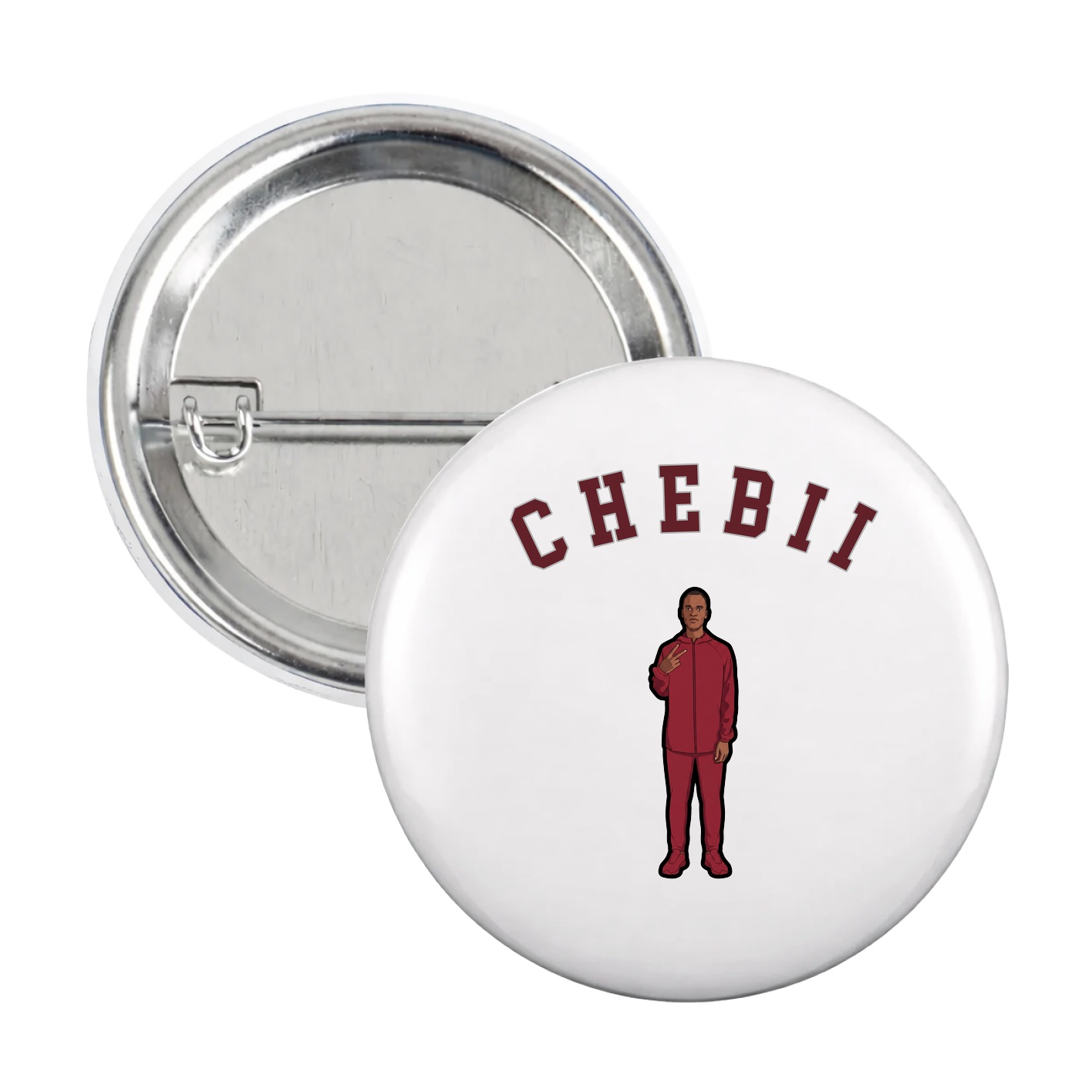Game Day Button — Shirsey Arch in White