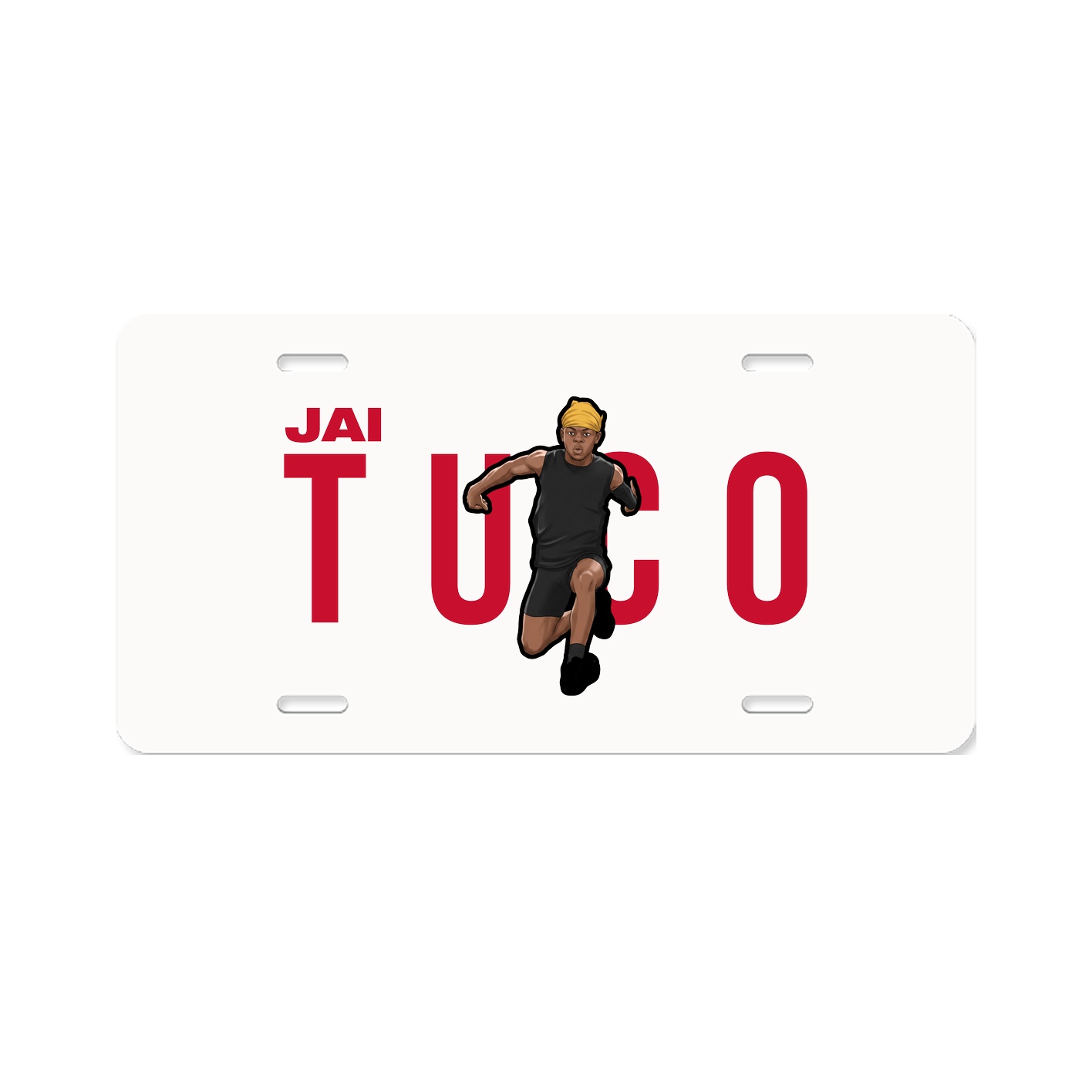License Plate — Player Name in Classic