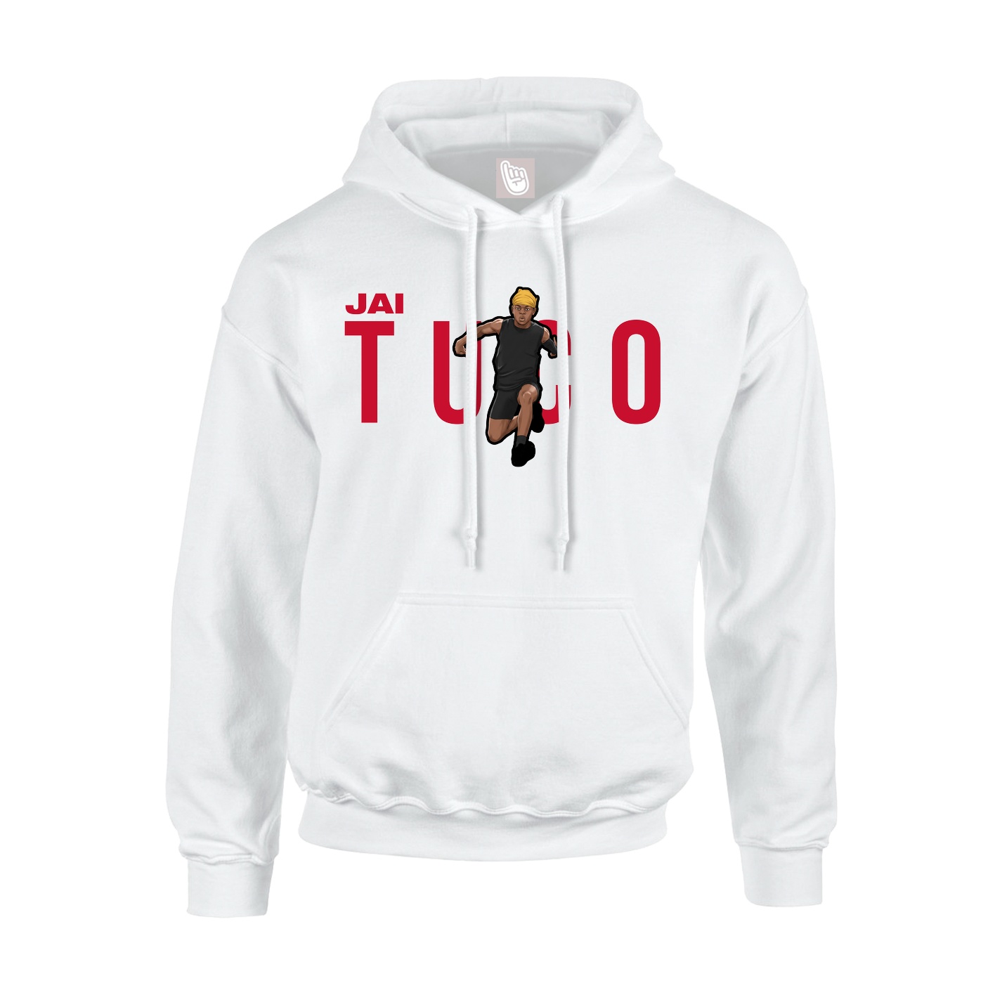 Hoodie — Player Name in White