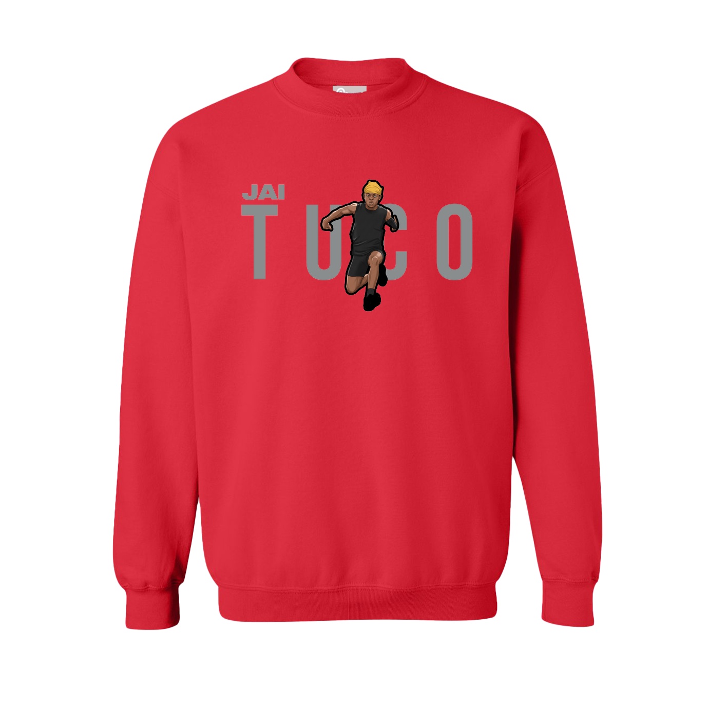 Fleece Crew — Player Name in Red