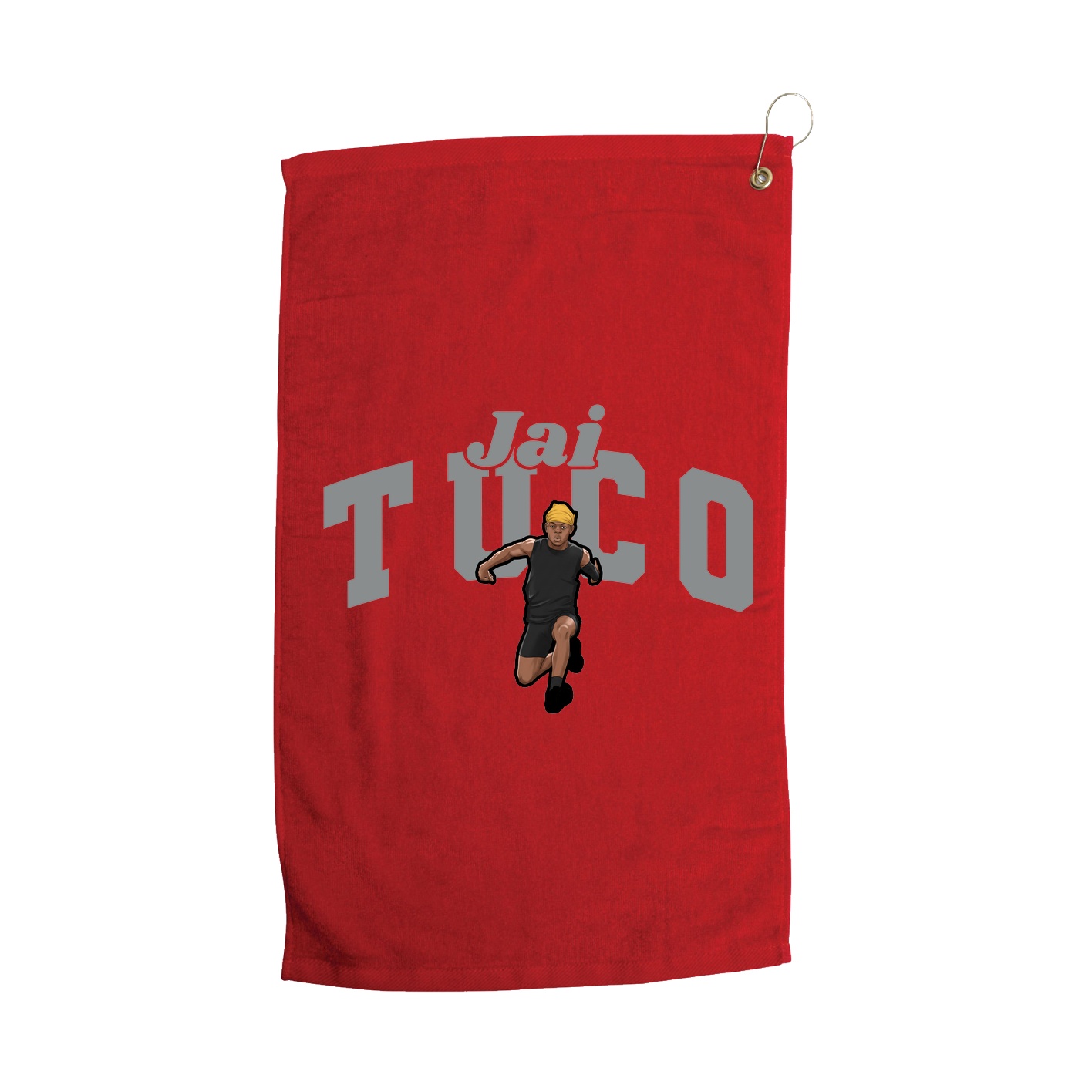 Golf Towel — Signature Arch in Red