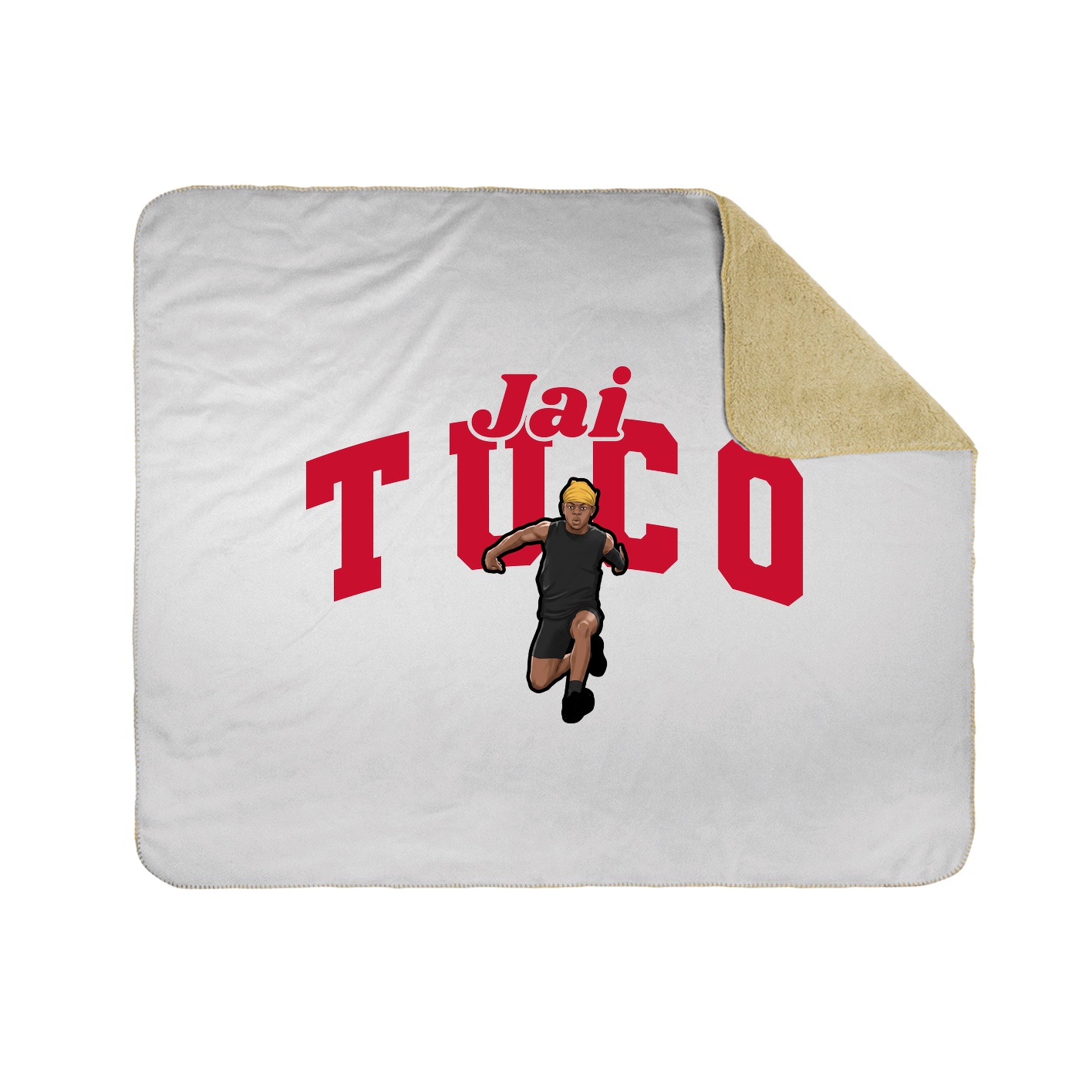 Throw Blanket — Signature Arch in White