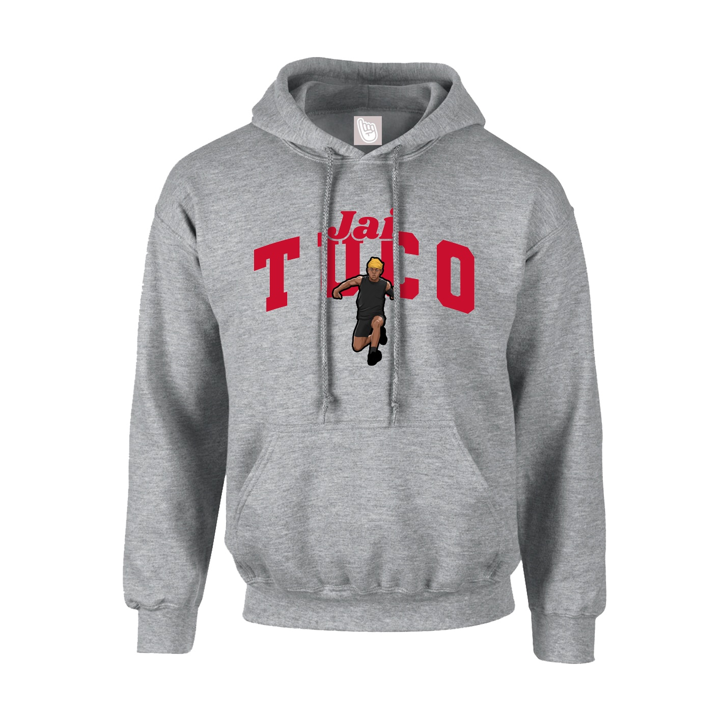 Hoodie — Signature Arch in Grey