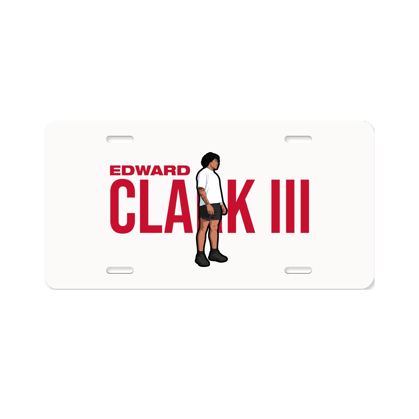 License Plate — Player Name in Classic