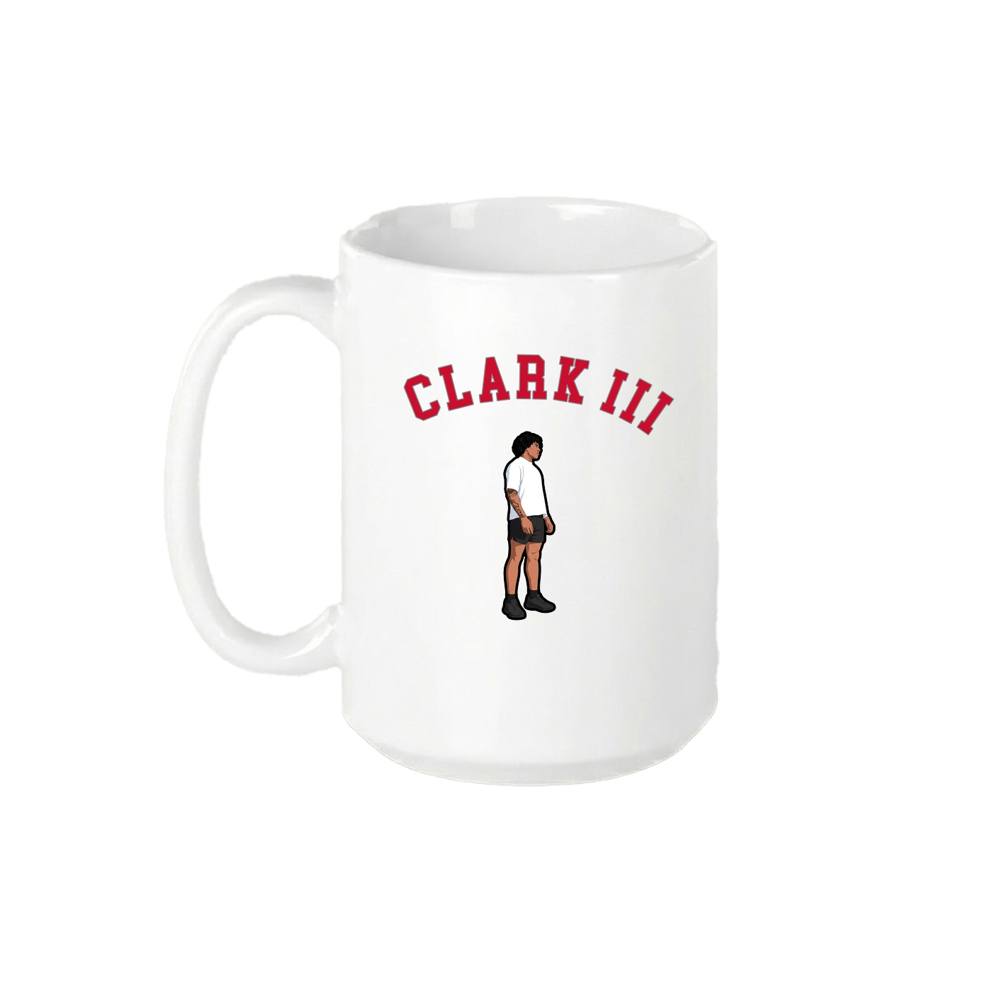 15oz Coffee Mug — Shirsey Arch in White