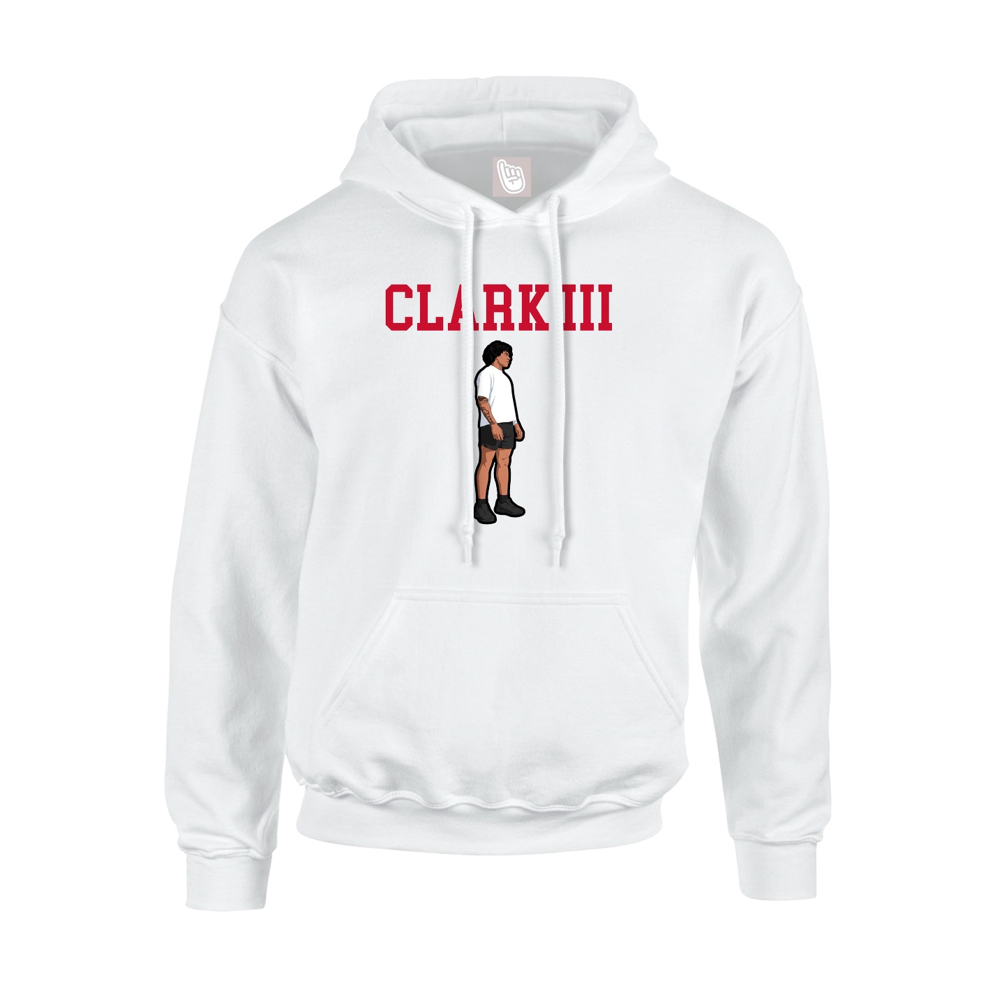 Youth Hoodie — Shirsey in White