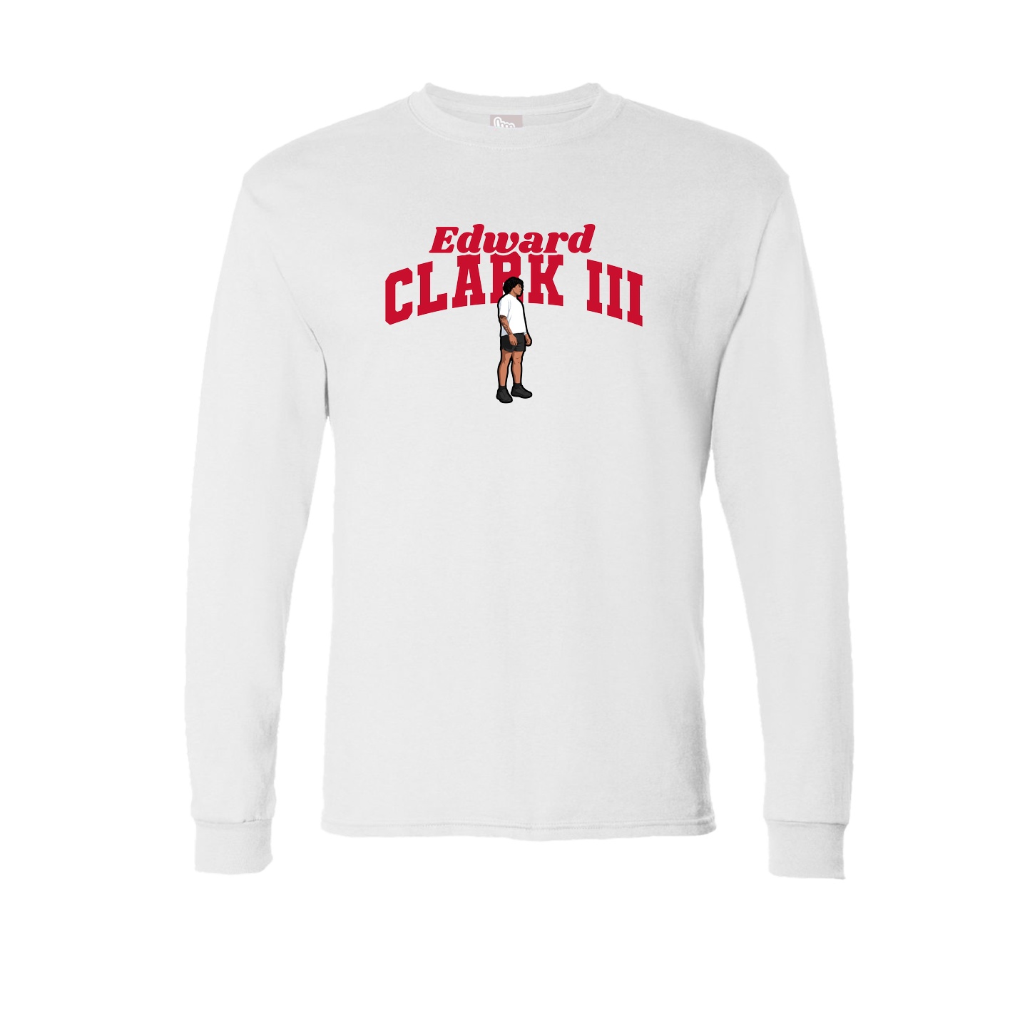 Long Sleeve Tee — Signature Arch in White