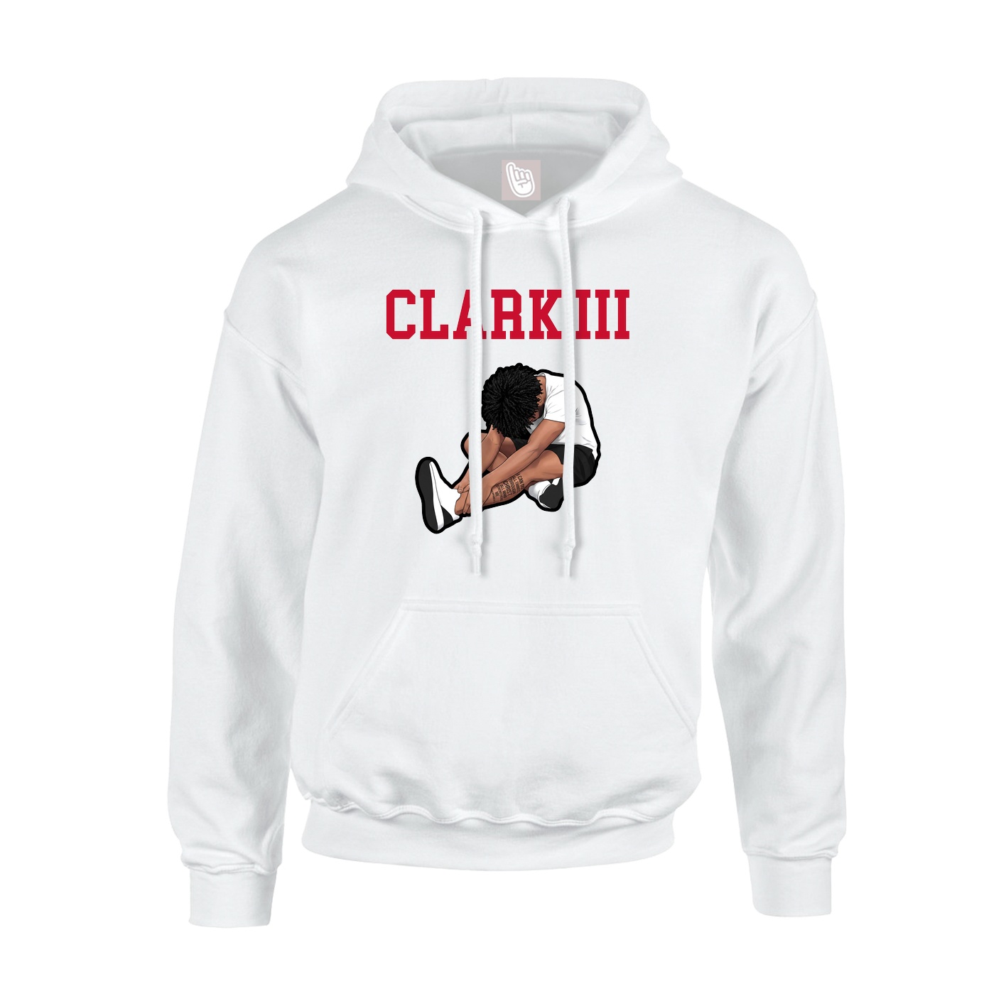 Hoodie — Shirsey in White