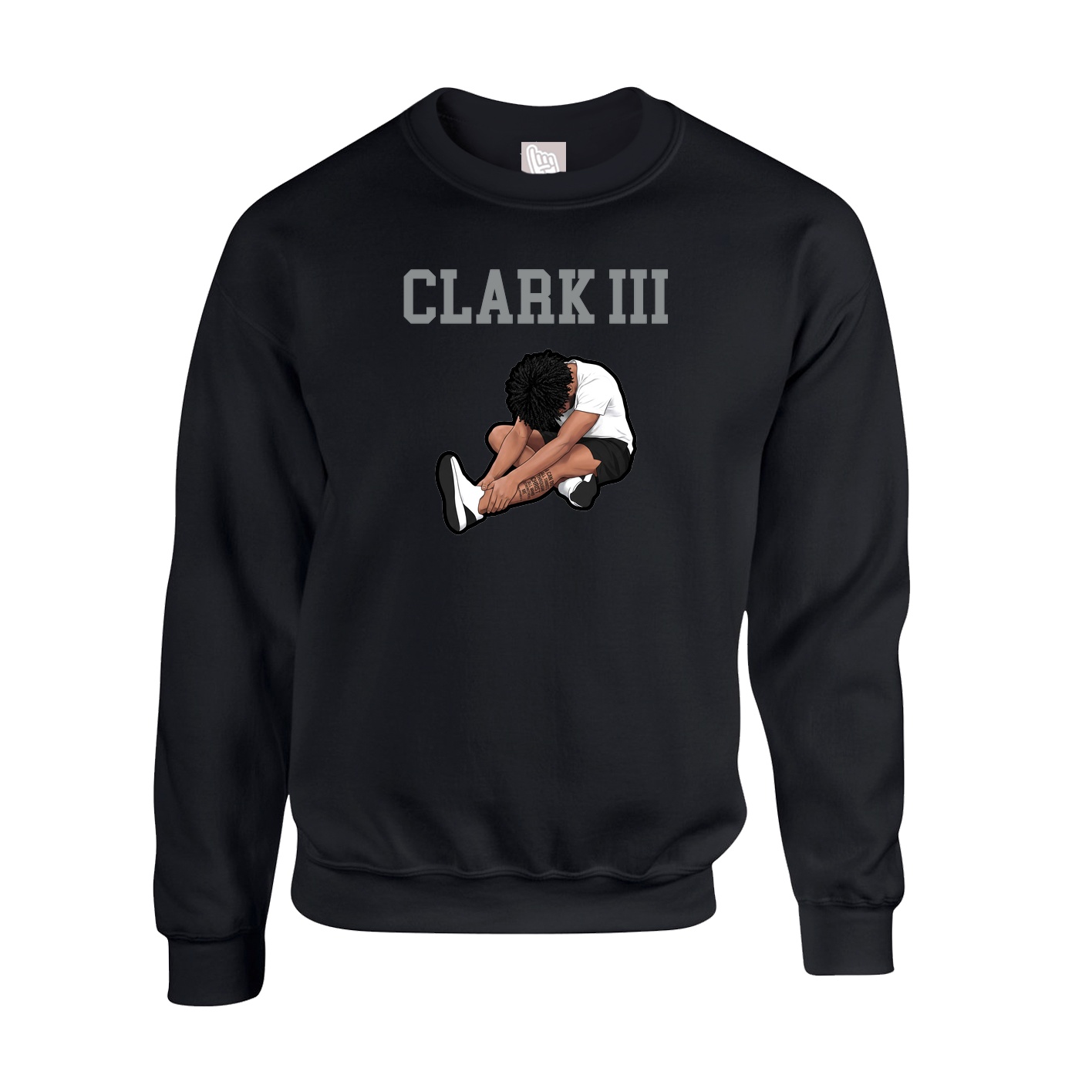 Fleece Crew — Shirsey in Black