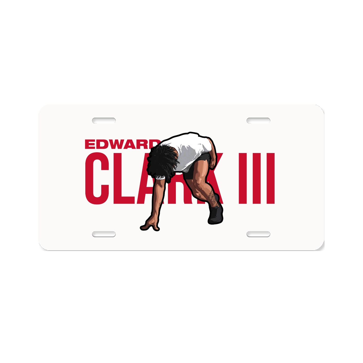 License Plate — Player Name in Classic