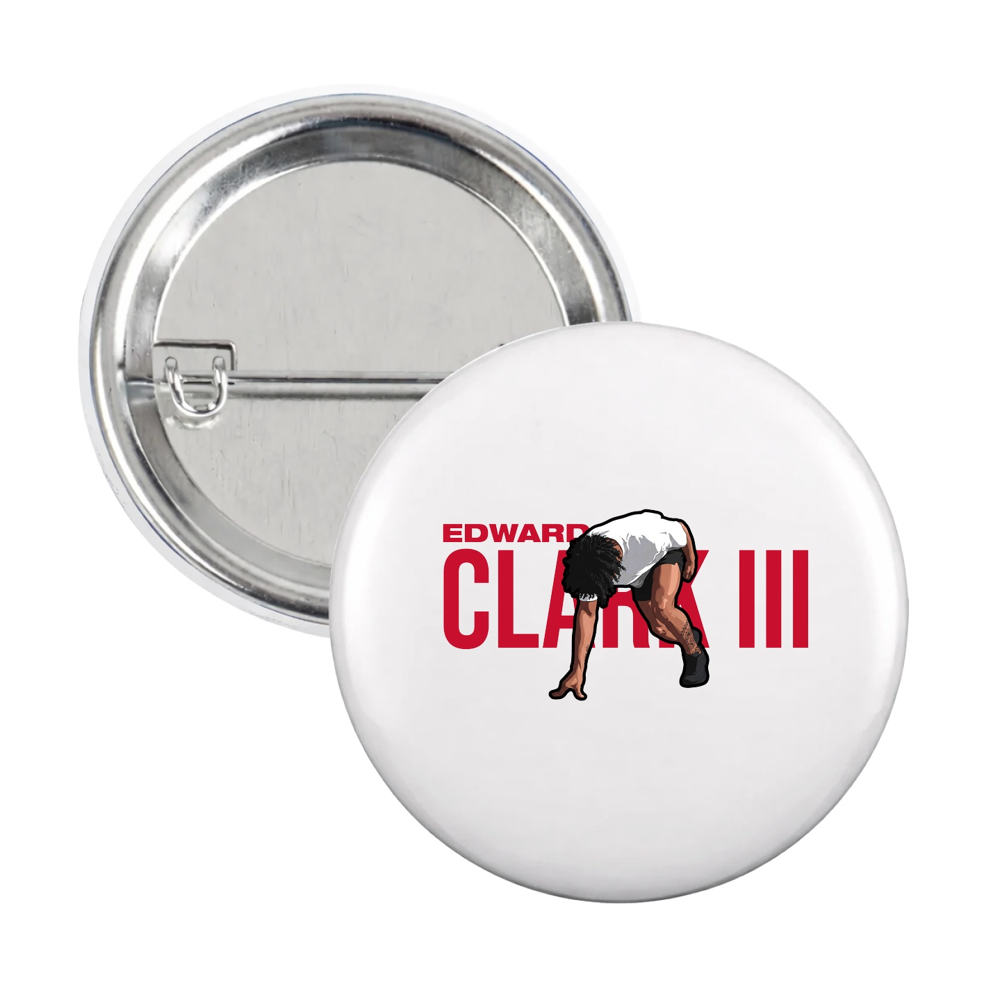 Game Day Button — Player Name in White