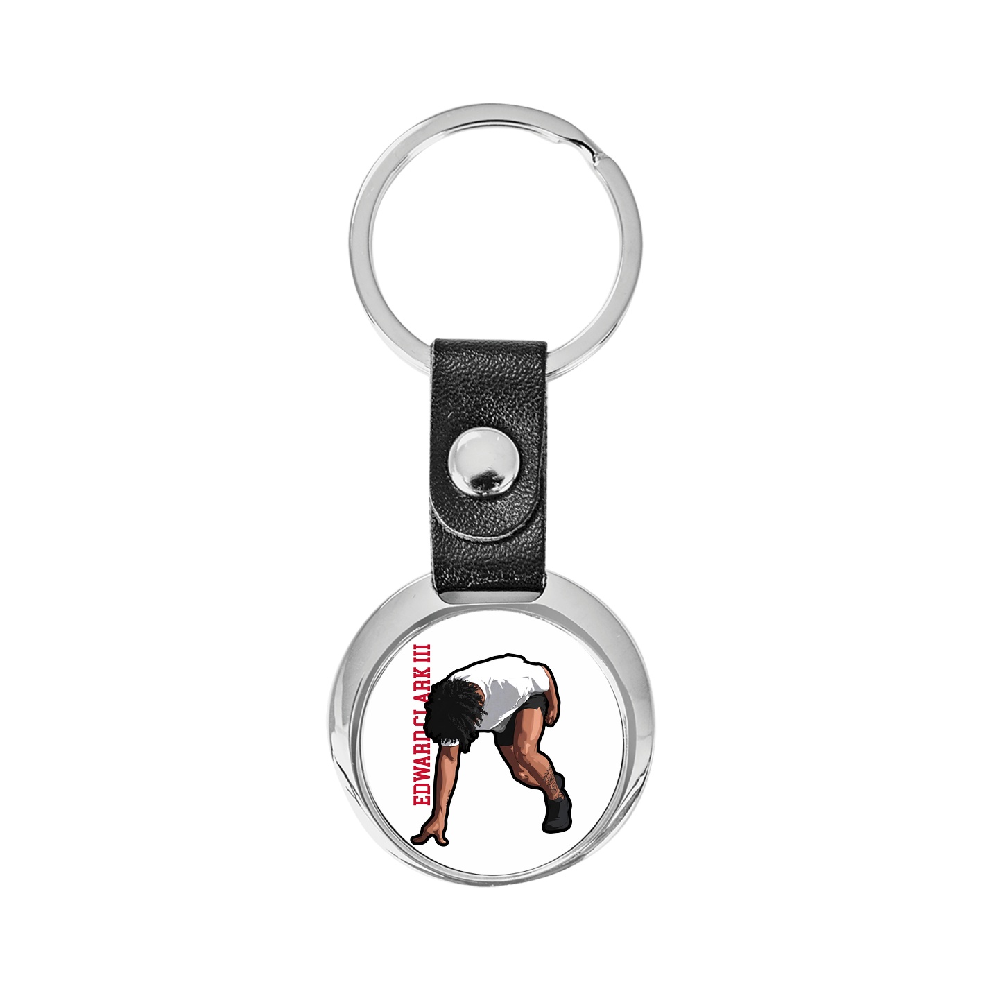 Key Chain — Name Vertical in Classic