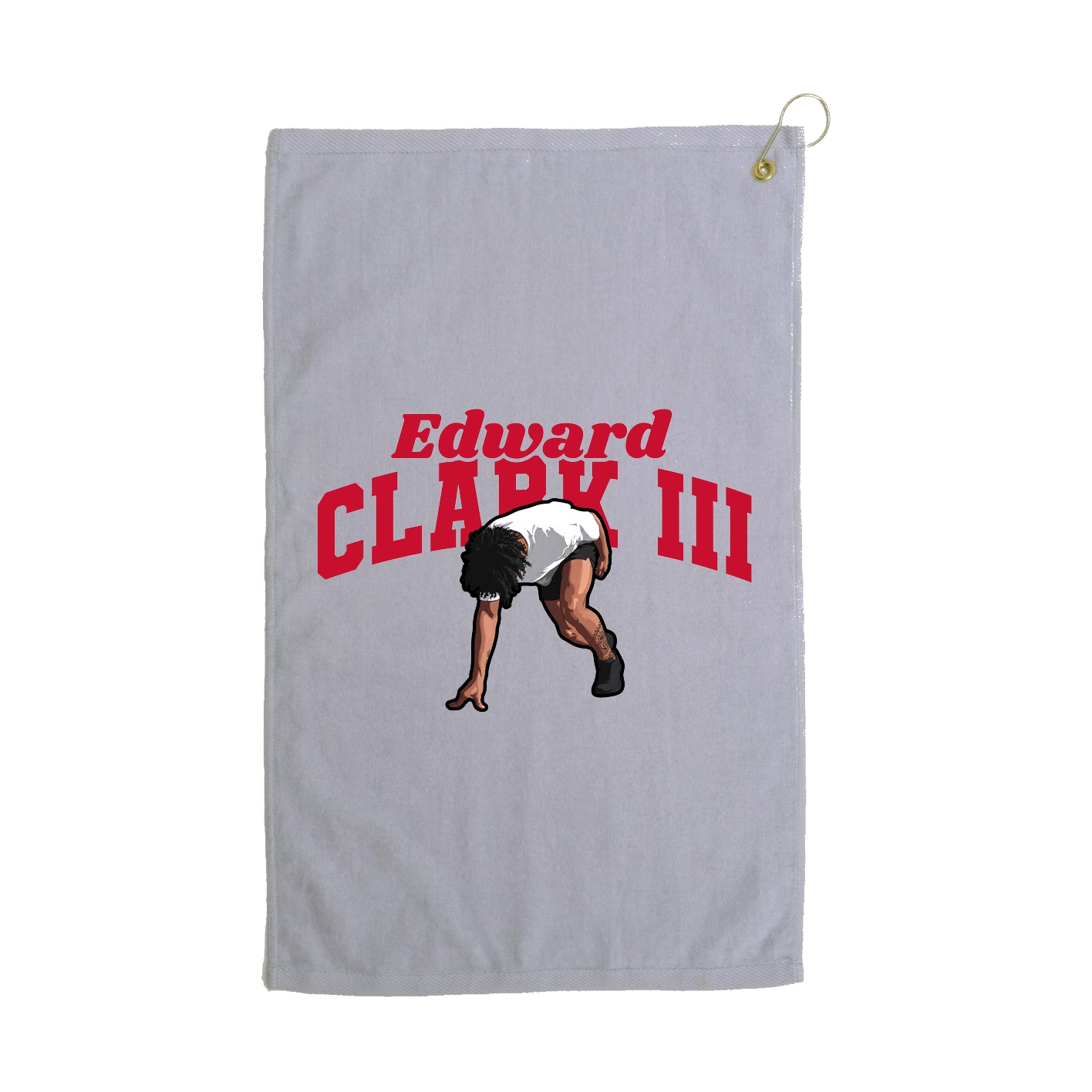Golf Towel — Signature Arch in Grey