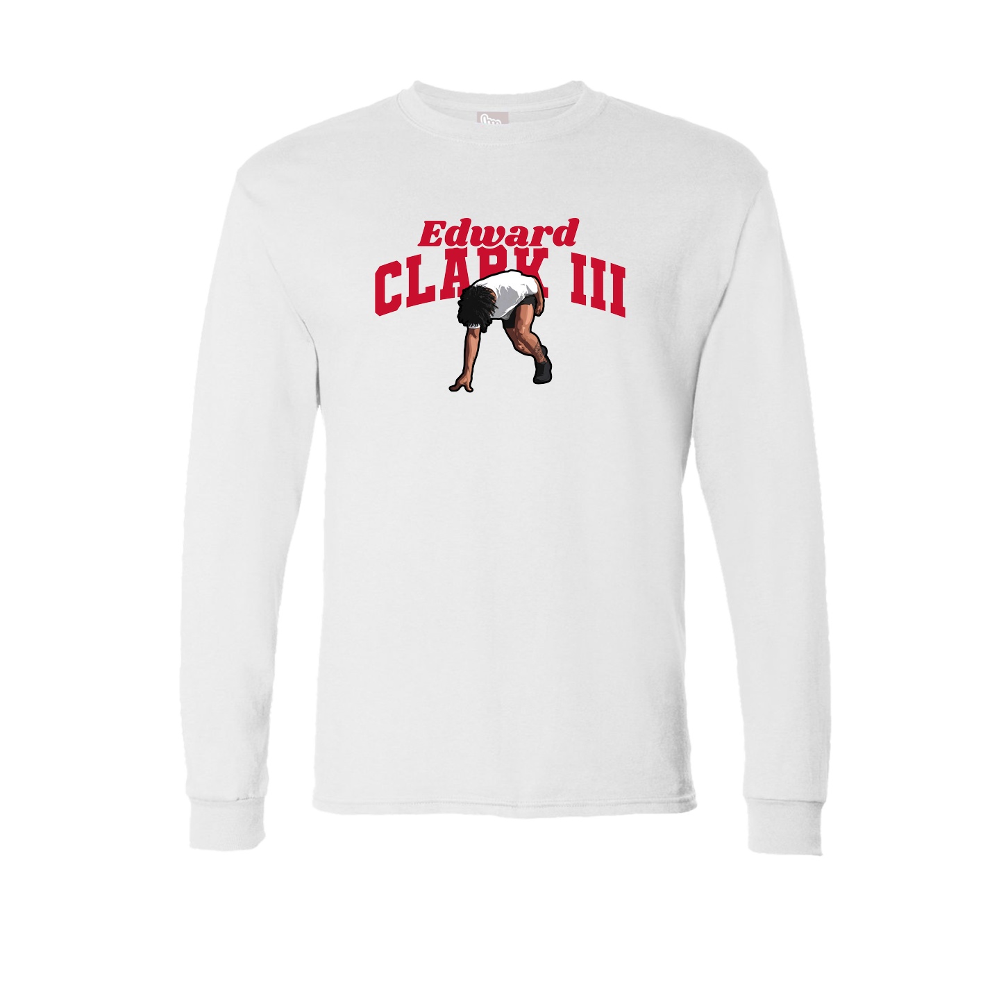 Long Sleeve Tee — Signature Arch in White