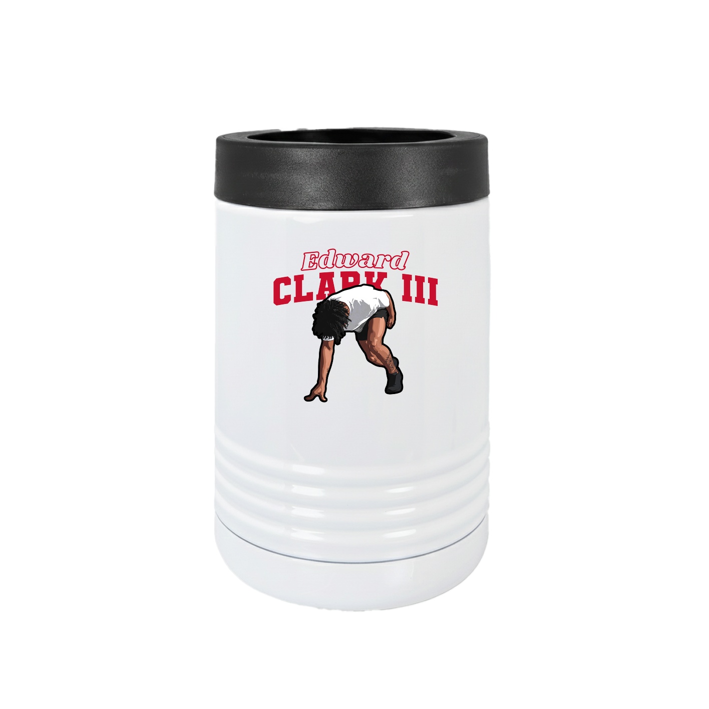 Beverage Holder — Name Arch in White