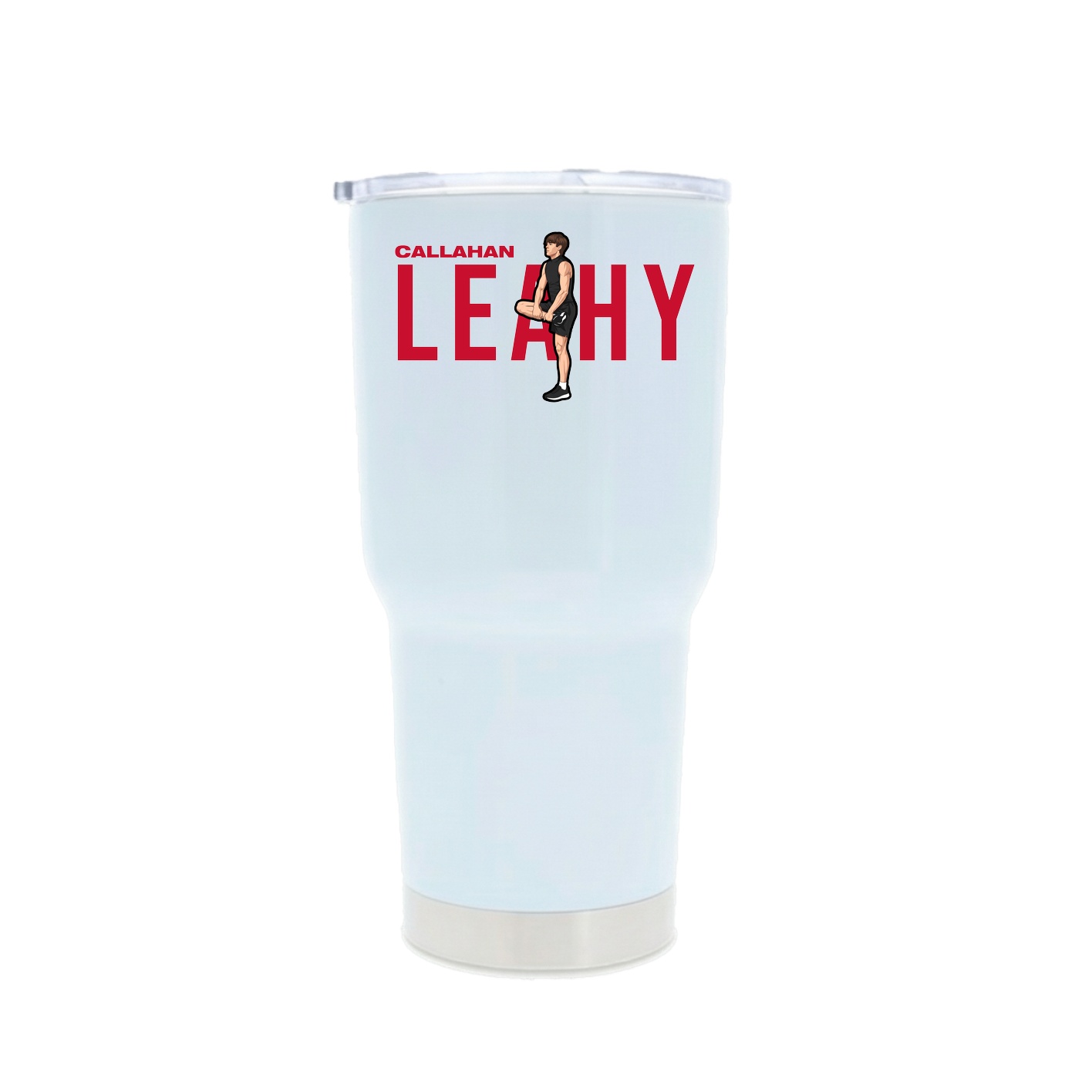 30oz Stainless Steel Tumbler — Player Name in White