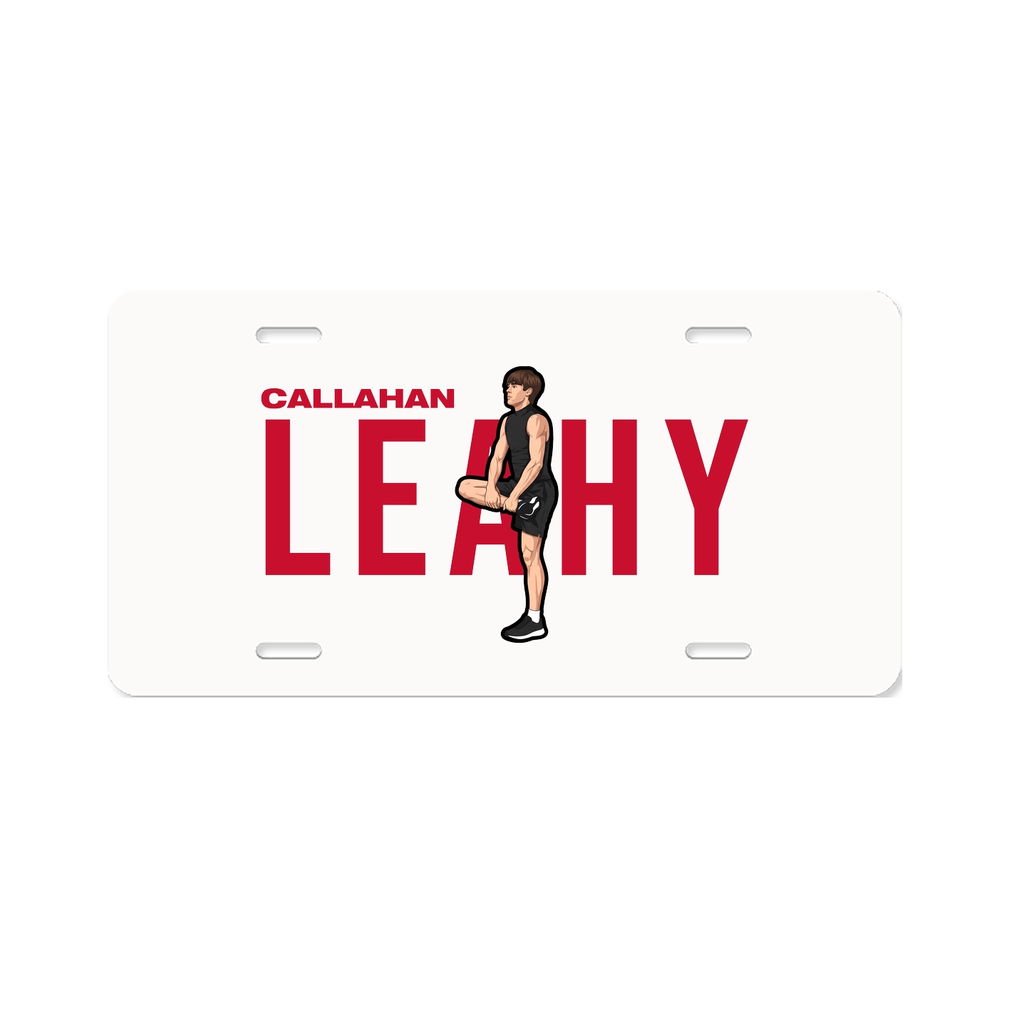 License Plate — Player Name in Classic