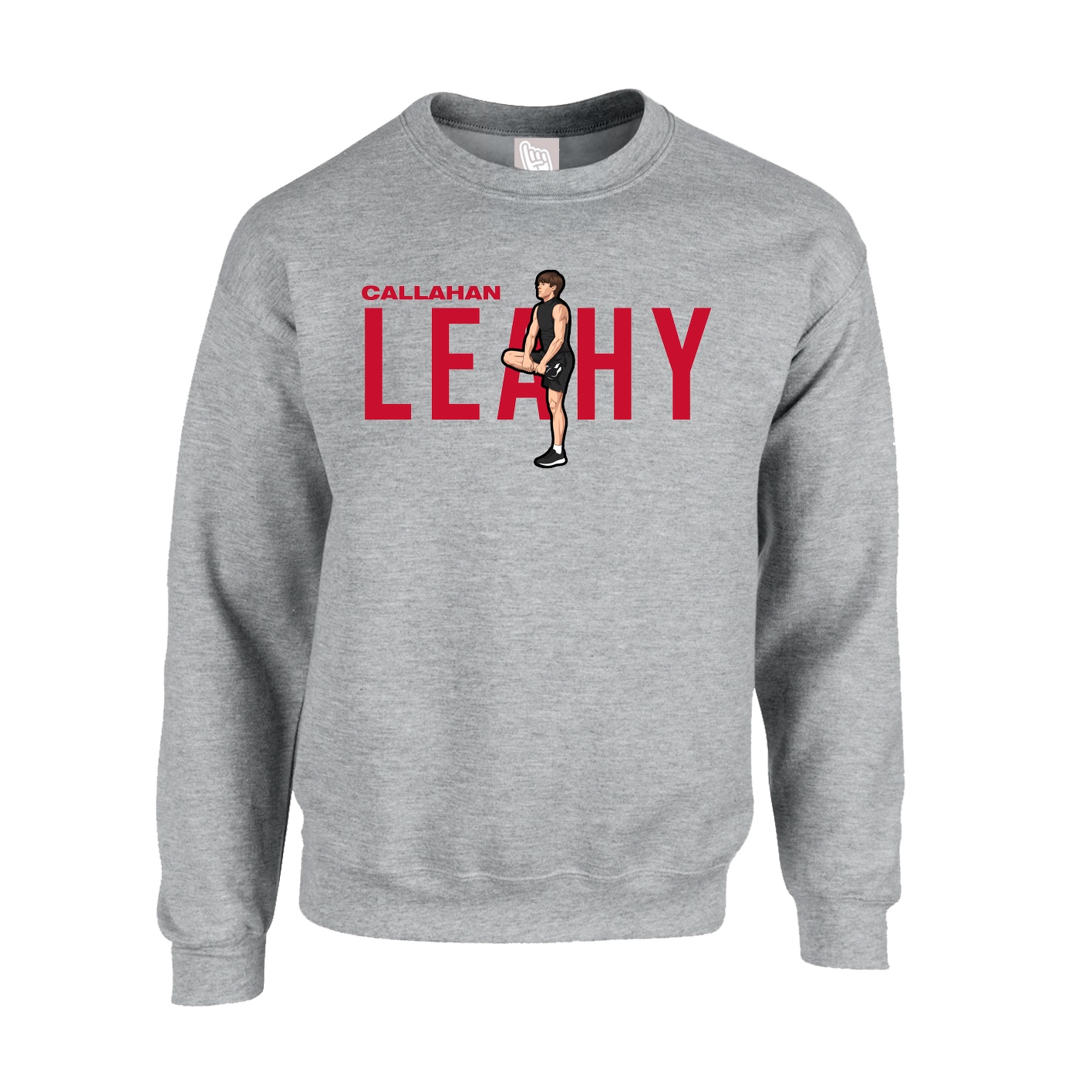 Fleece Crew — Player Name in Grey