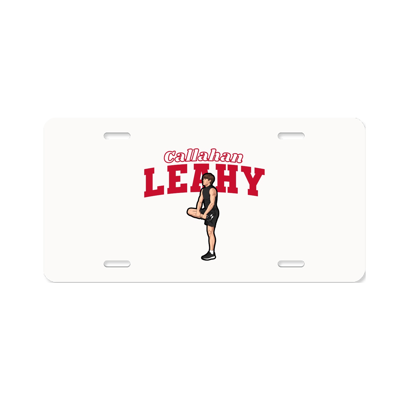 License Plate — Name Arch in Classic