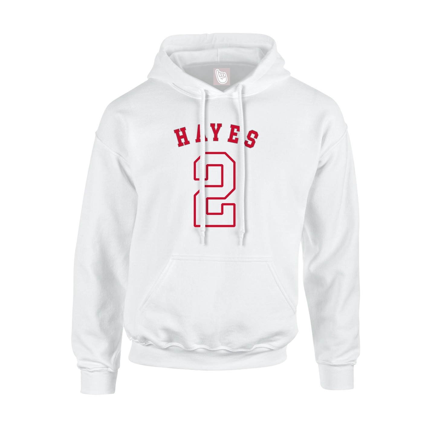 Youth Hoodie — Shirsey Arch in White