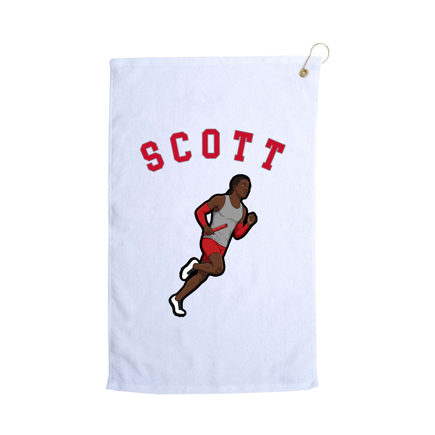 Golf Towel — Shirsey Arch in White