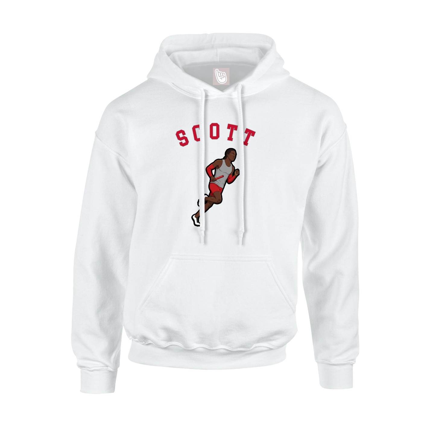 Hoodie — Shirsey Arch in White