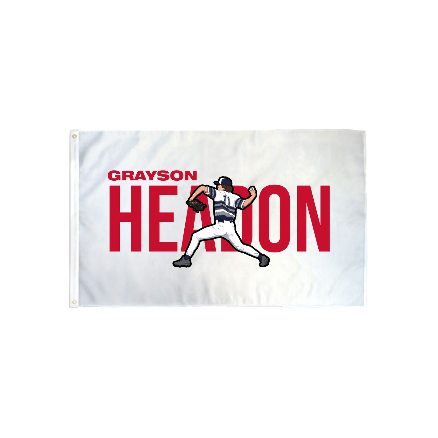3x5 Flag — Player Name in Classic