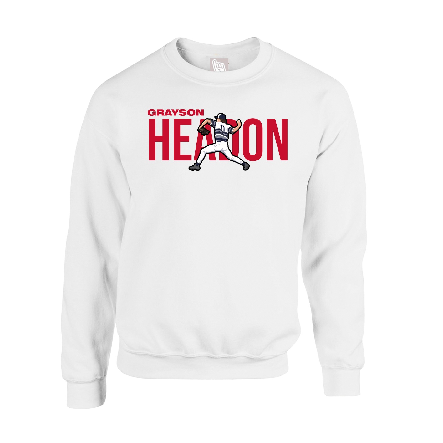 Fleece Crew — Player Name in White