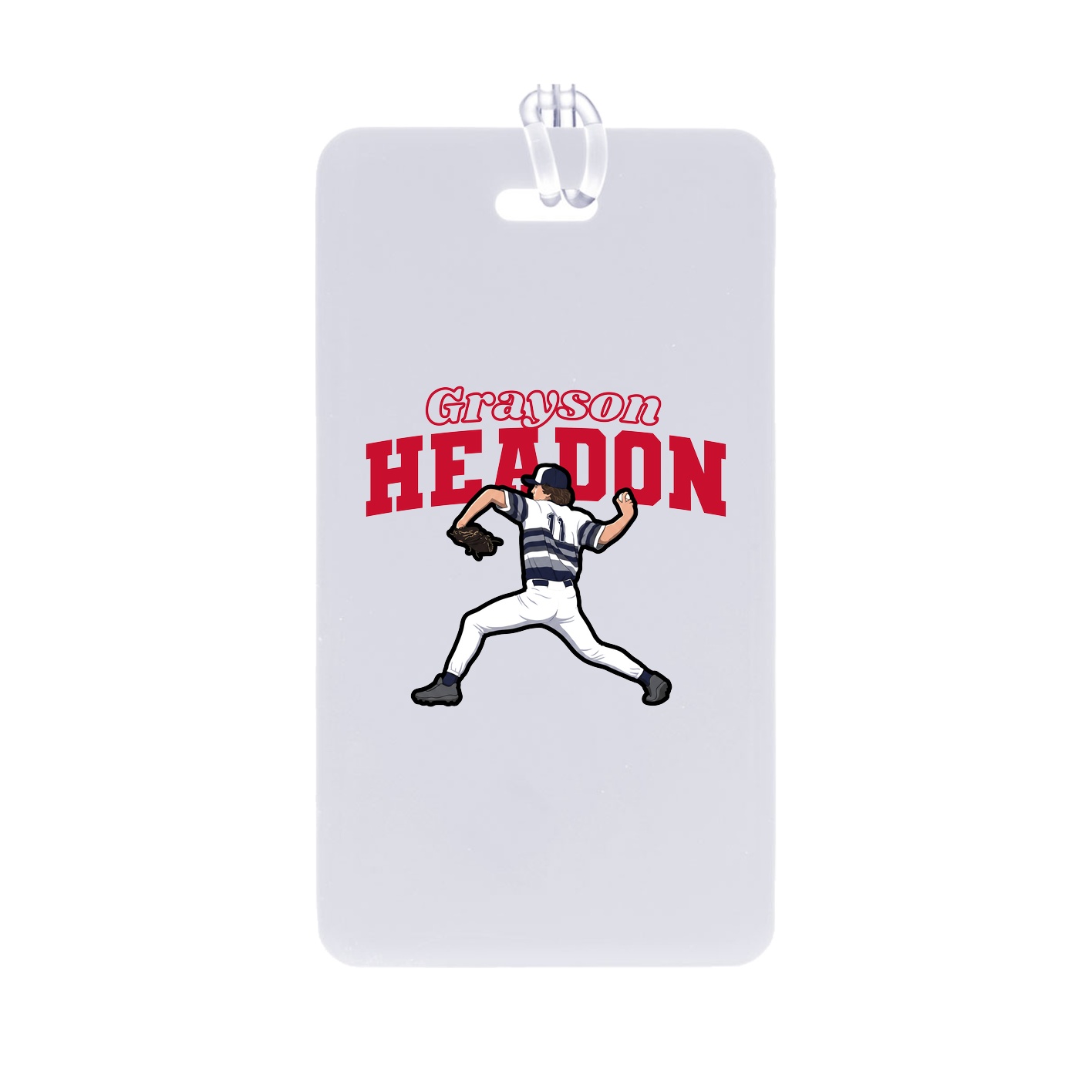 Bag Tag — Name Arch in Classic
