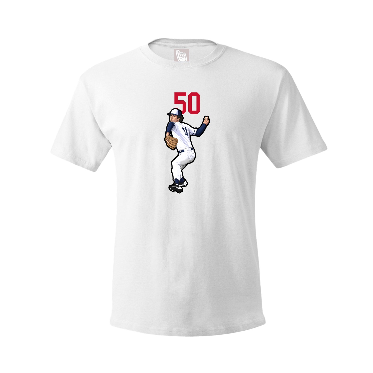 Tee — Number Top in White