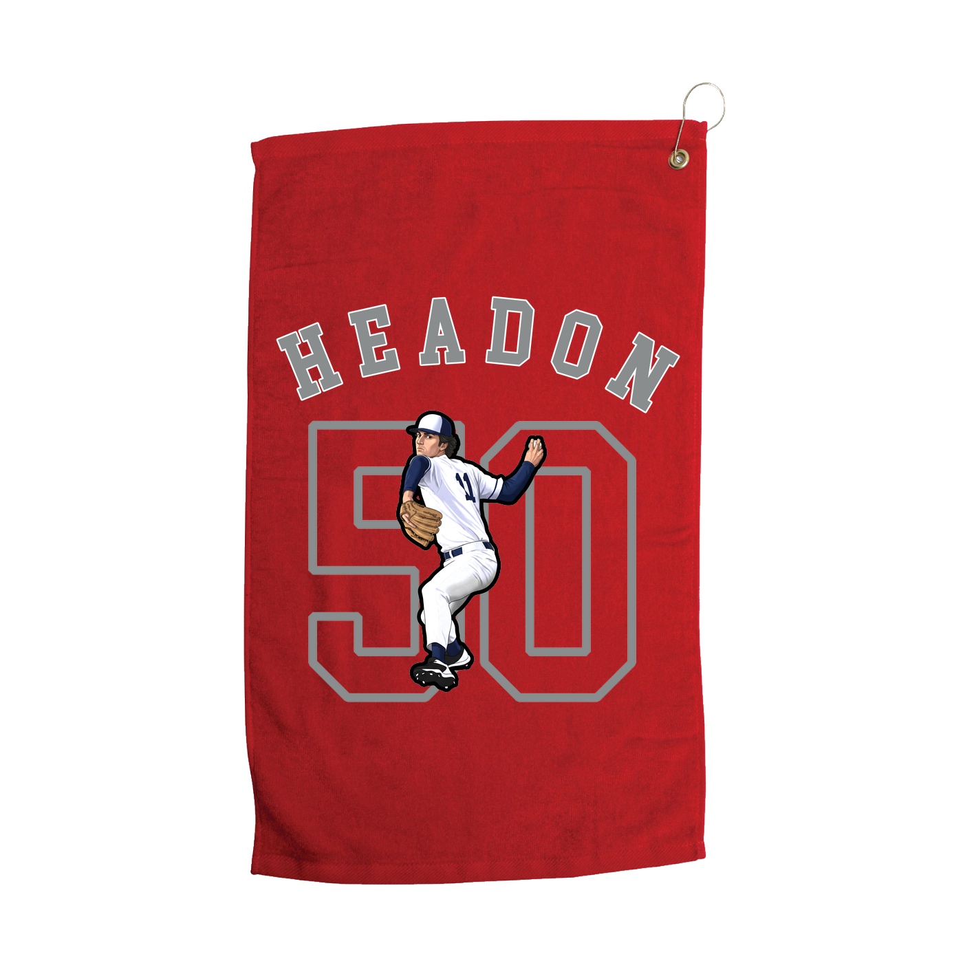 Golf Towel — Shirsey Arch in Red