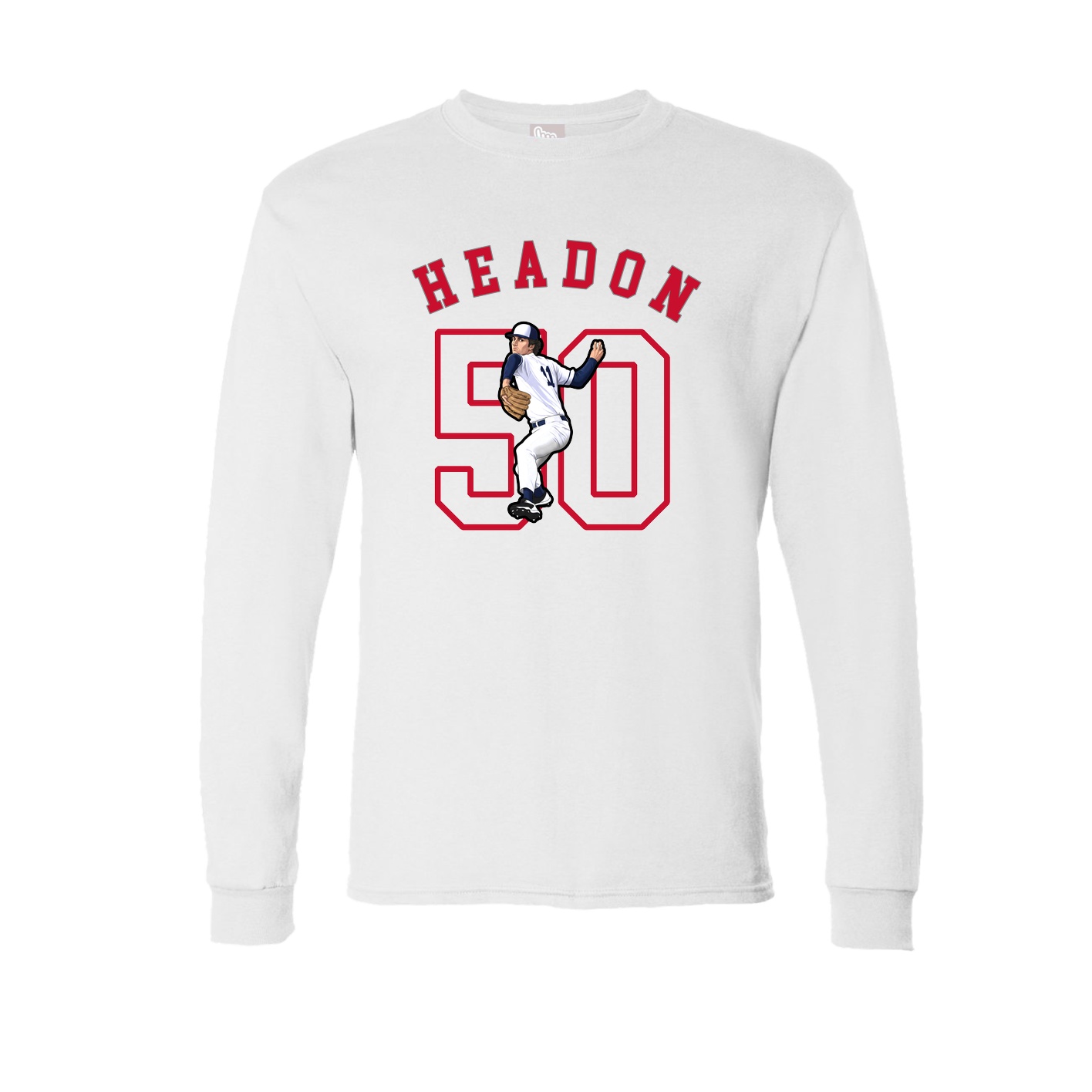 Long Sleeve Tee — Shirsey Arch in White