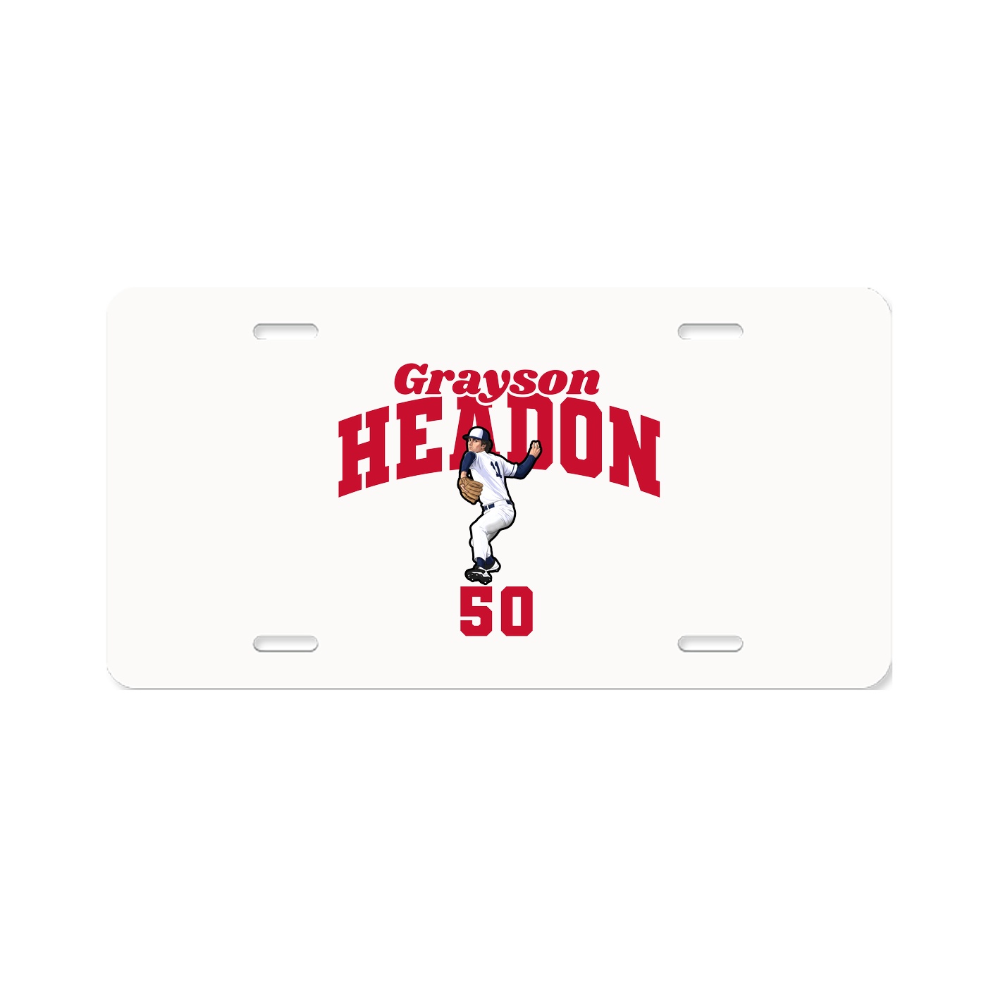 License Plate — Signature Arch in Classic