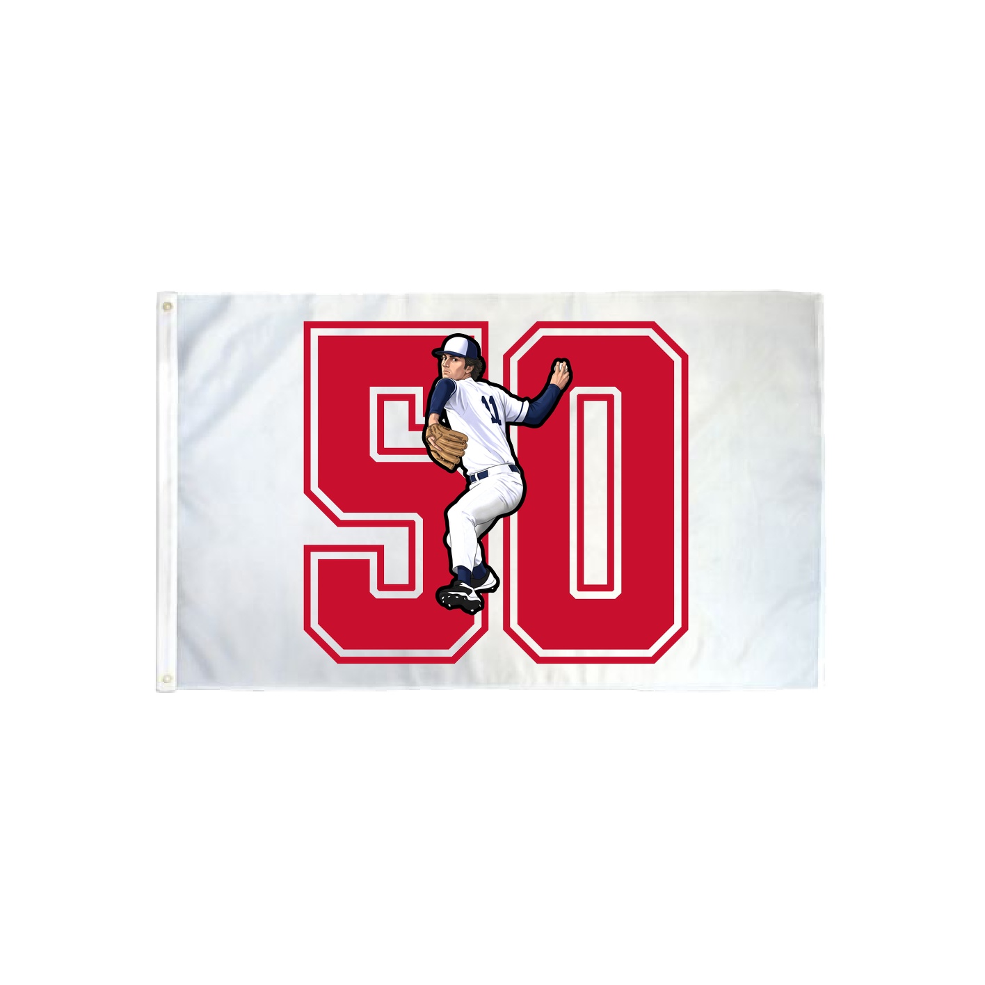 3x5 Flag — Number in Classic