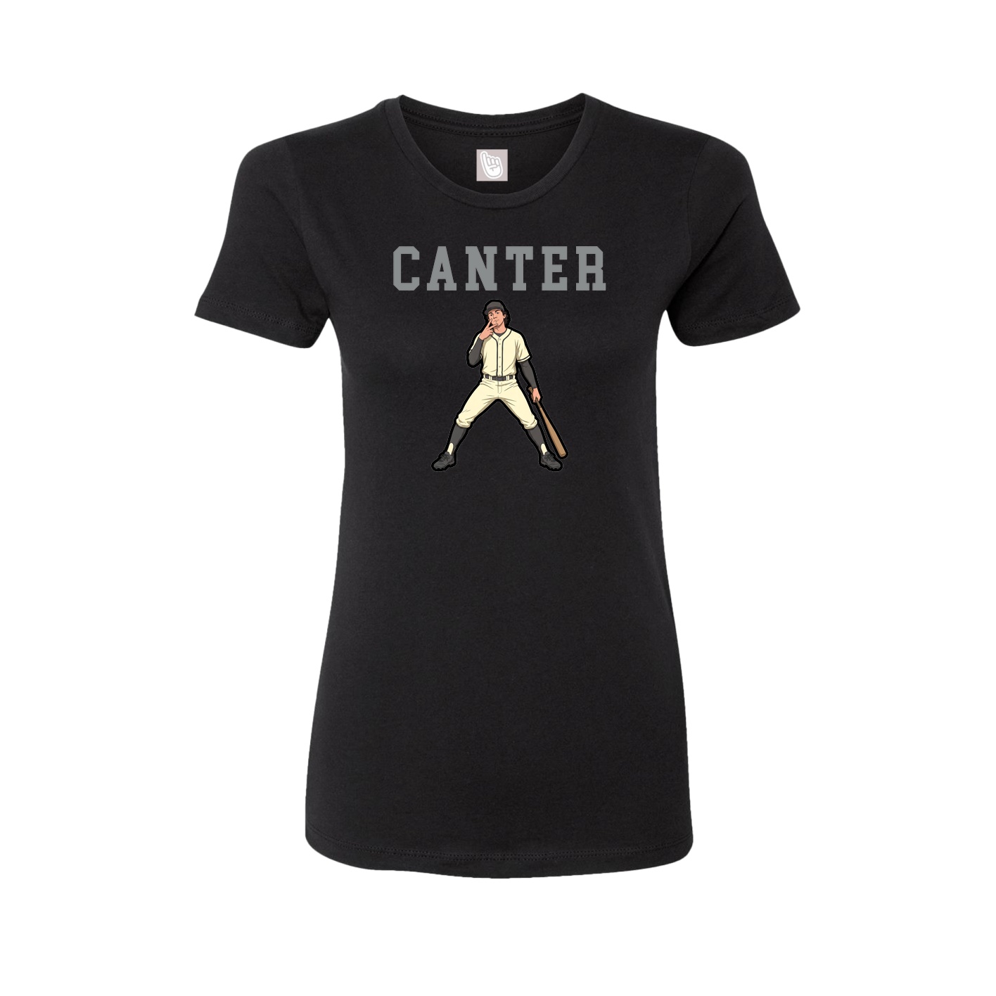 Fitted Women's Tee — Shirsey in Black