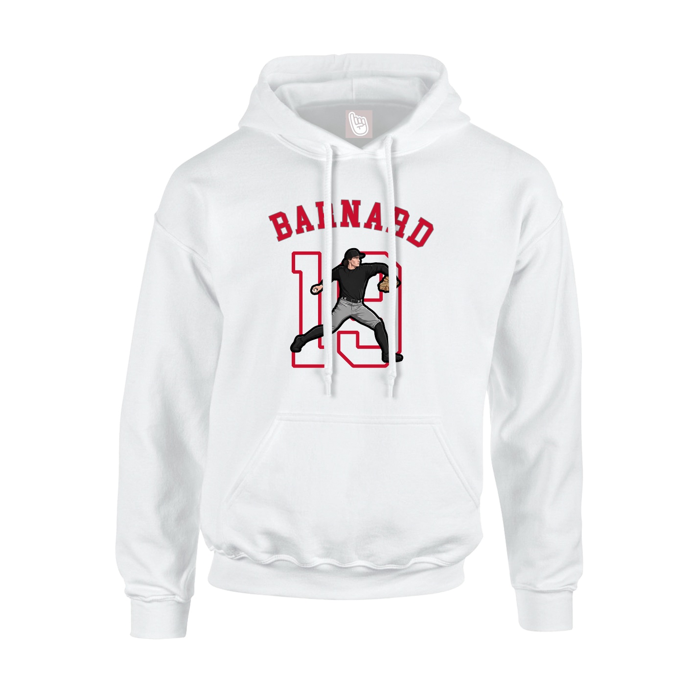 Hoodie — Shirsey Arch in White
