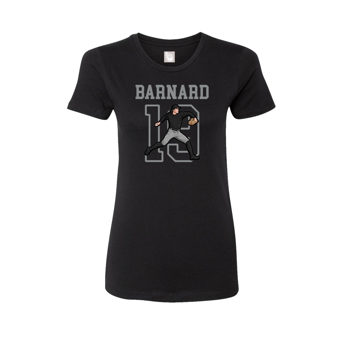 Fitted Women's Tee — Shirsey in Black