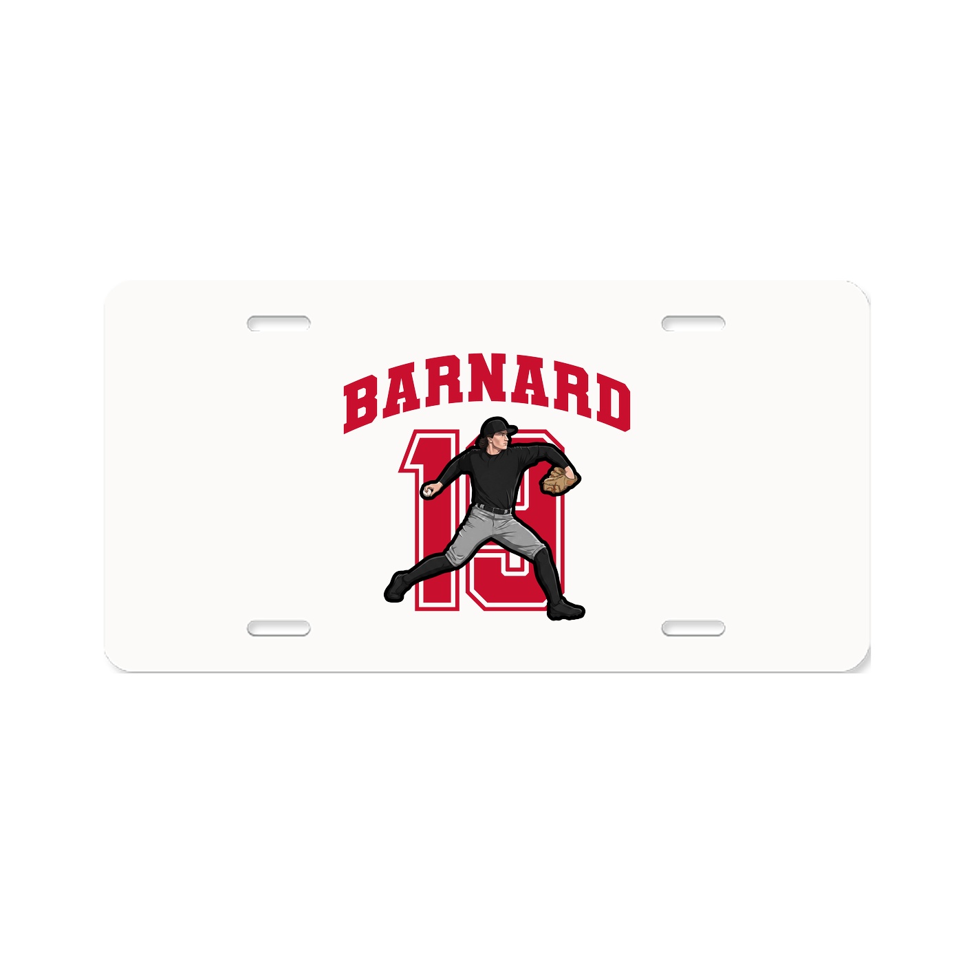 License Plate — Number in Classic