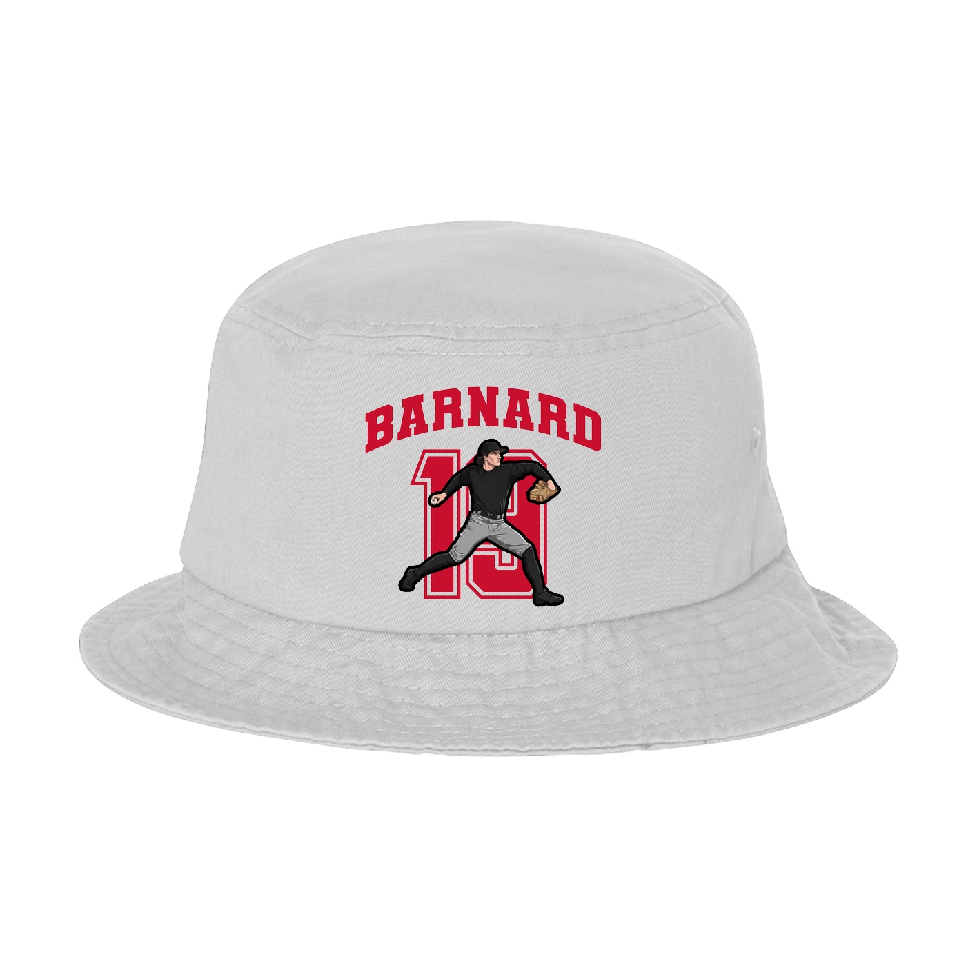 Bucket Cap — Number in White