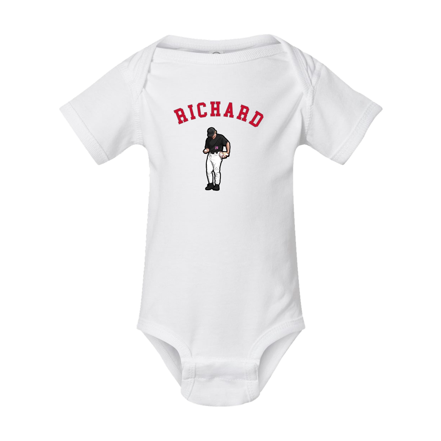 Baby Onesie — Shirsey Arch in White