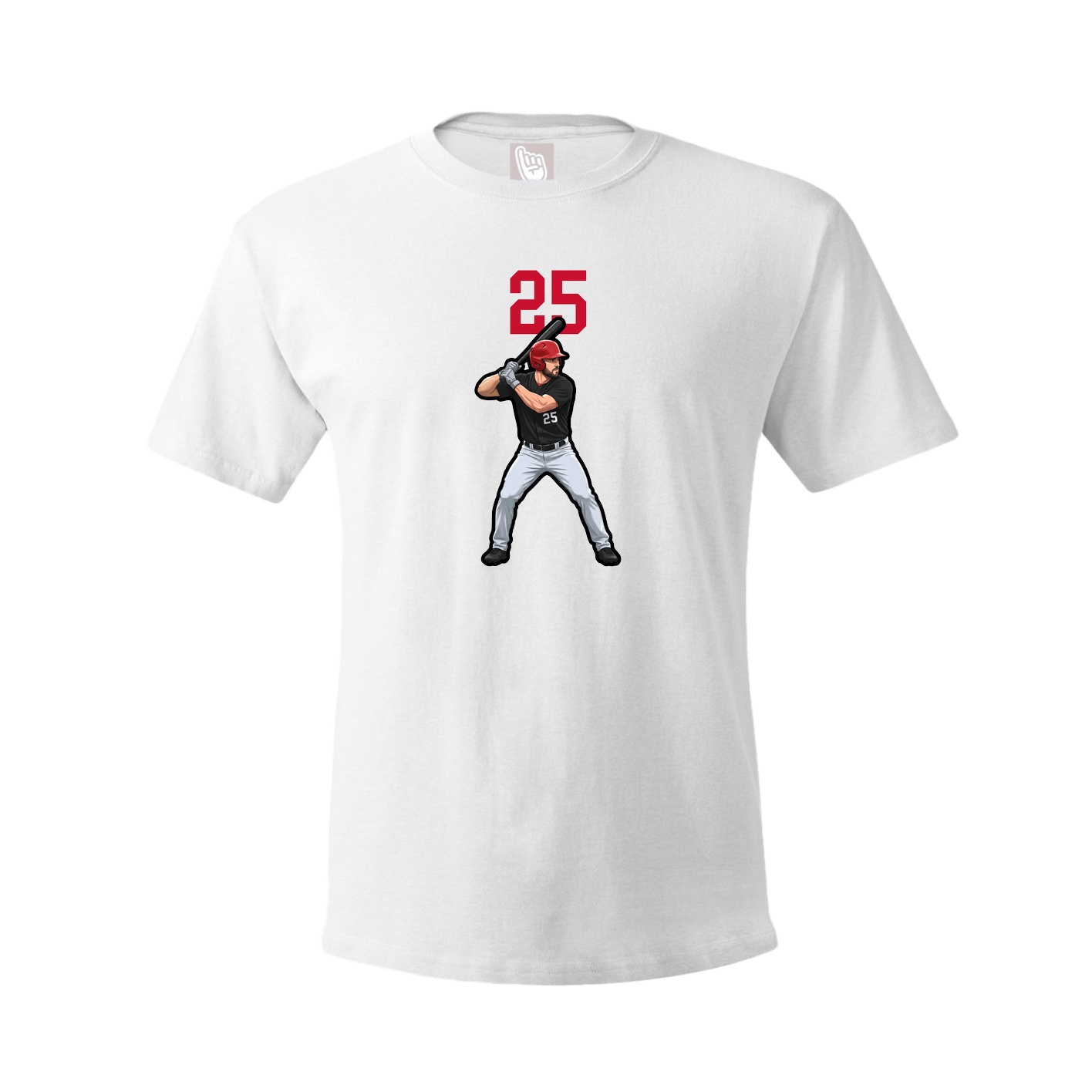 Tee — Number Top in White