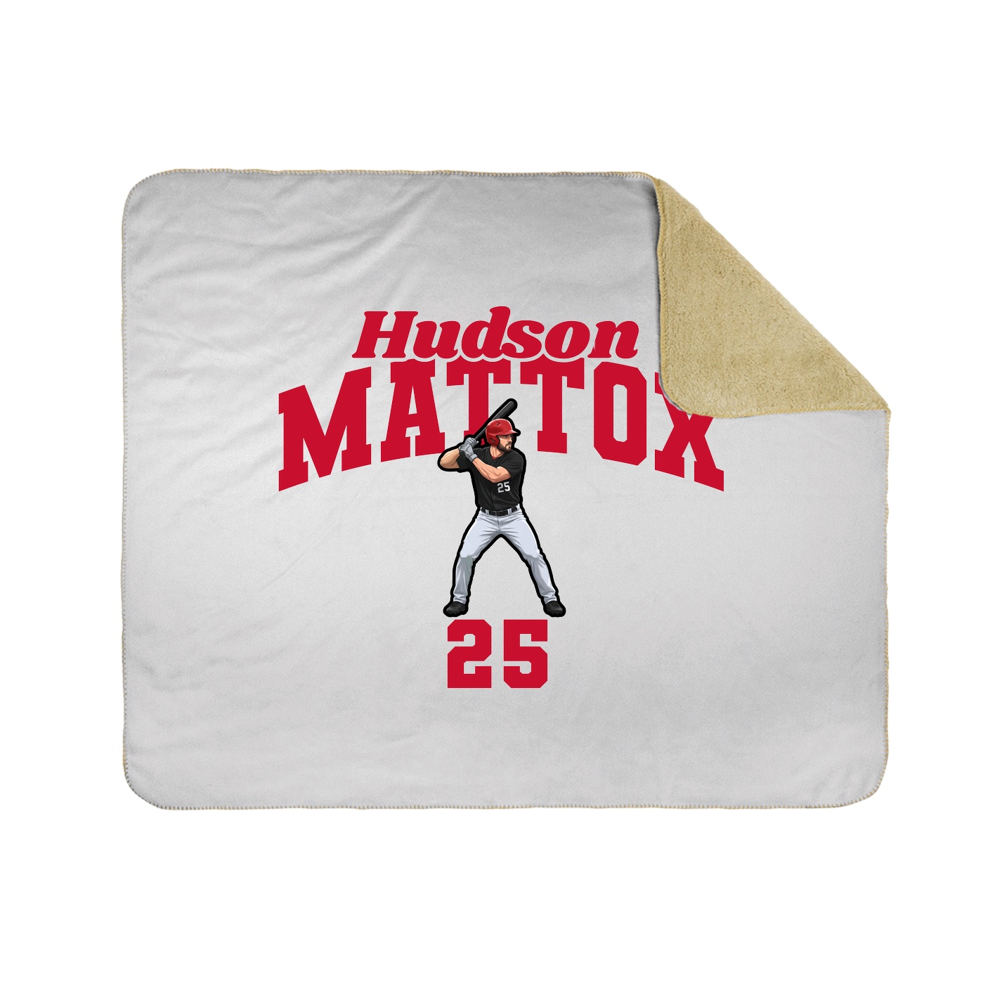 Throw Blanket — Signature Arch in White